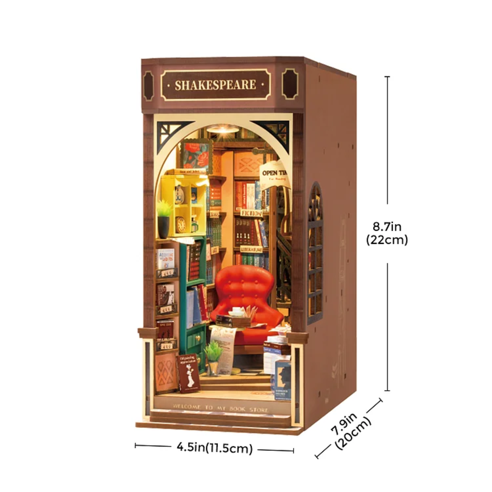Rolife Rolife Book Nook Wonderland Bookstore