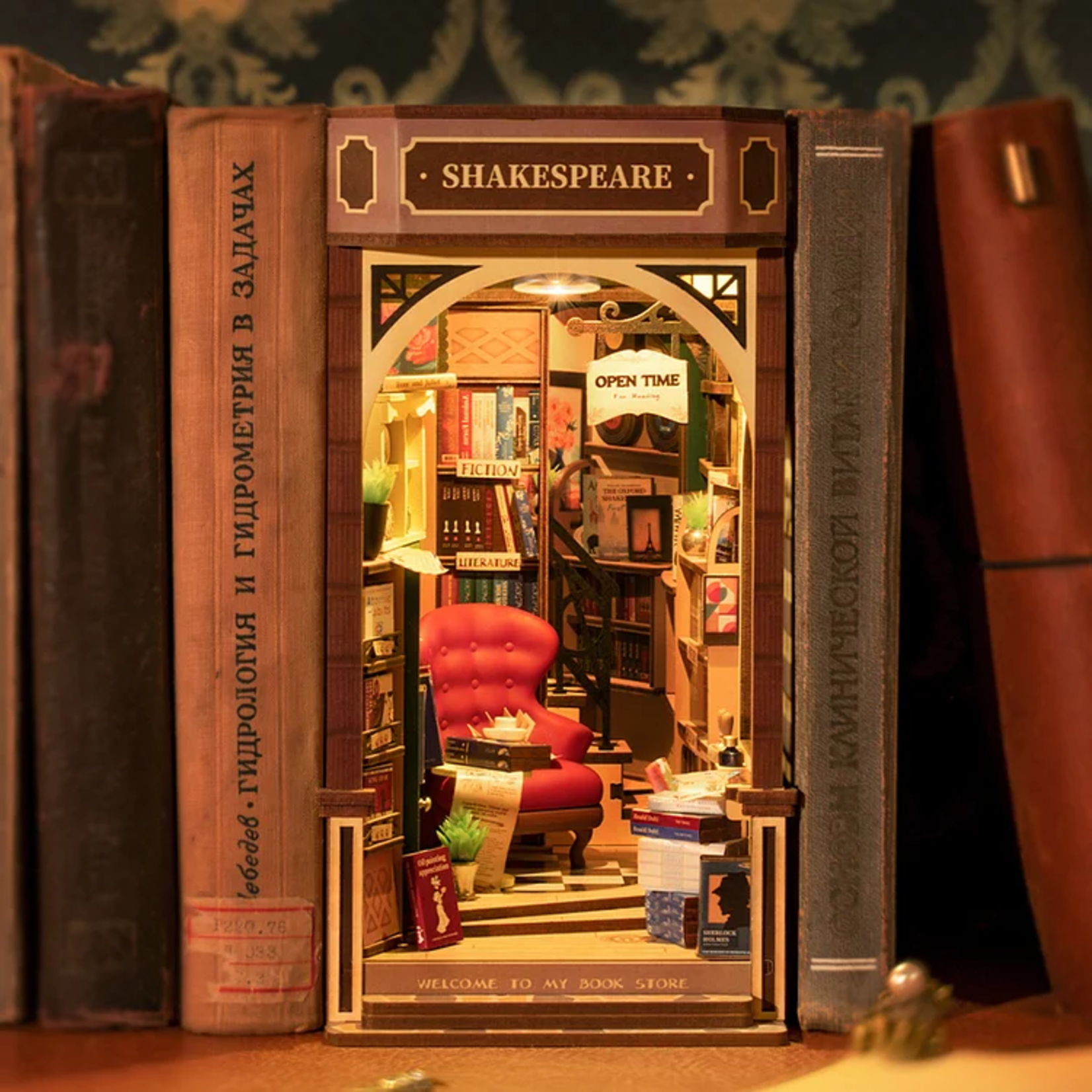 Rolife Rolife Book Nook Wonderland Bookstore