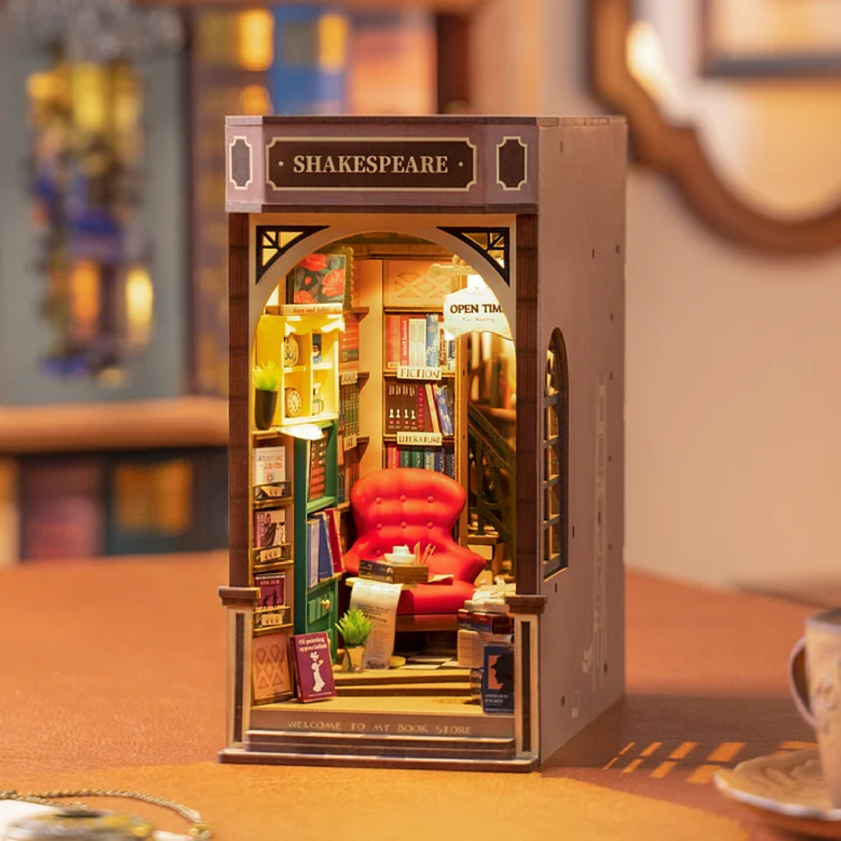 Rolife Rolife Book Nook Wonderland Bookstore