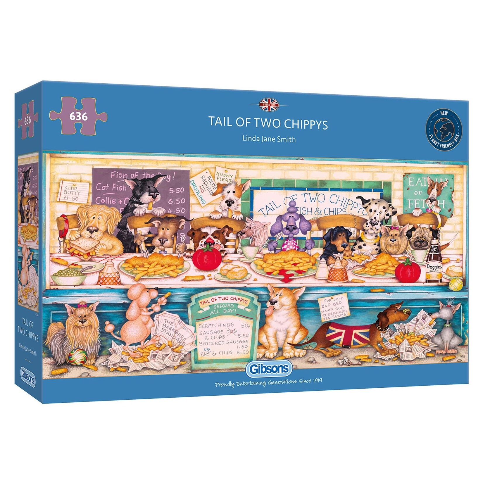 Tail of Two Chippys Puzzle 636pcs