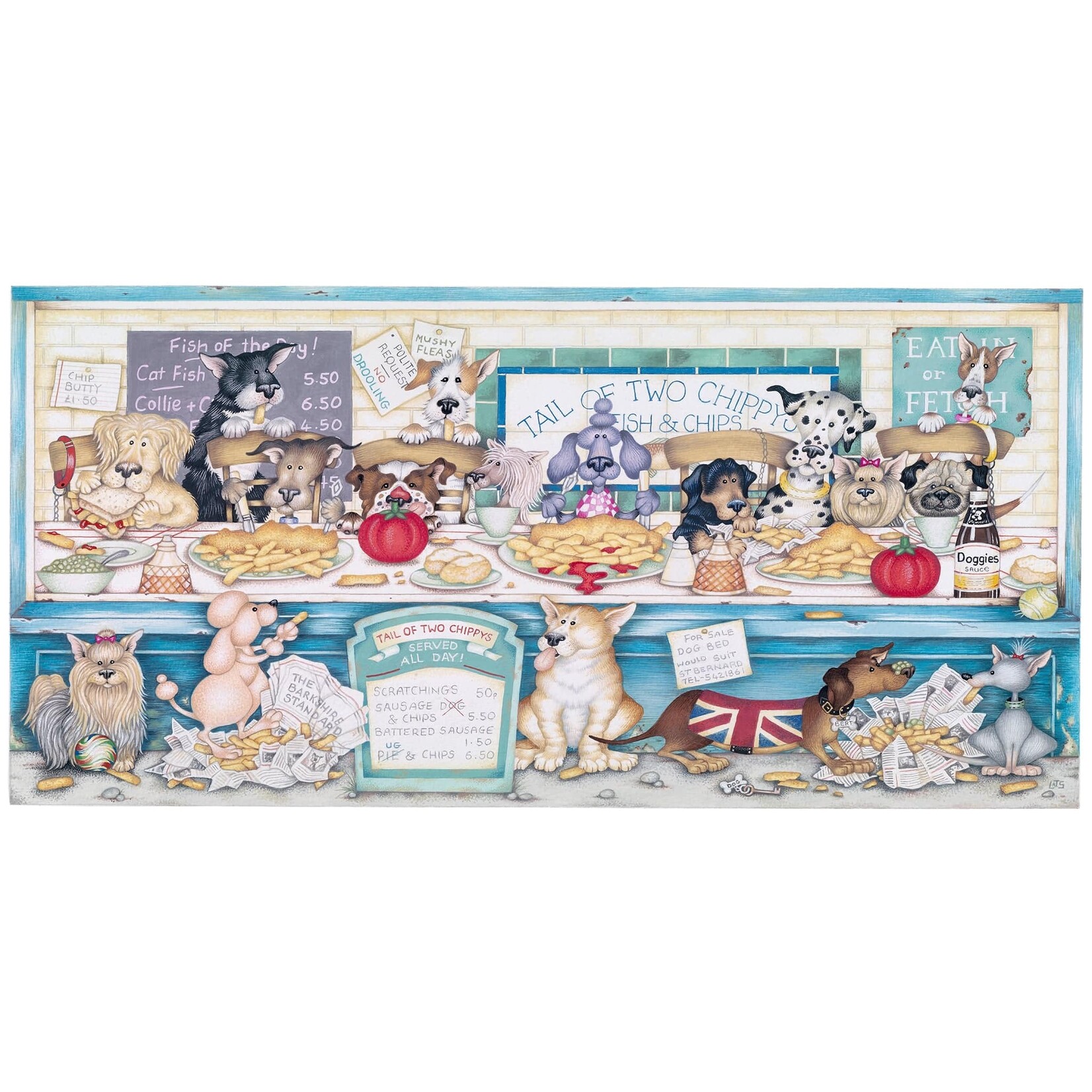 Tail of Two Chippys Puzzle 636pcs