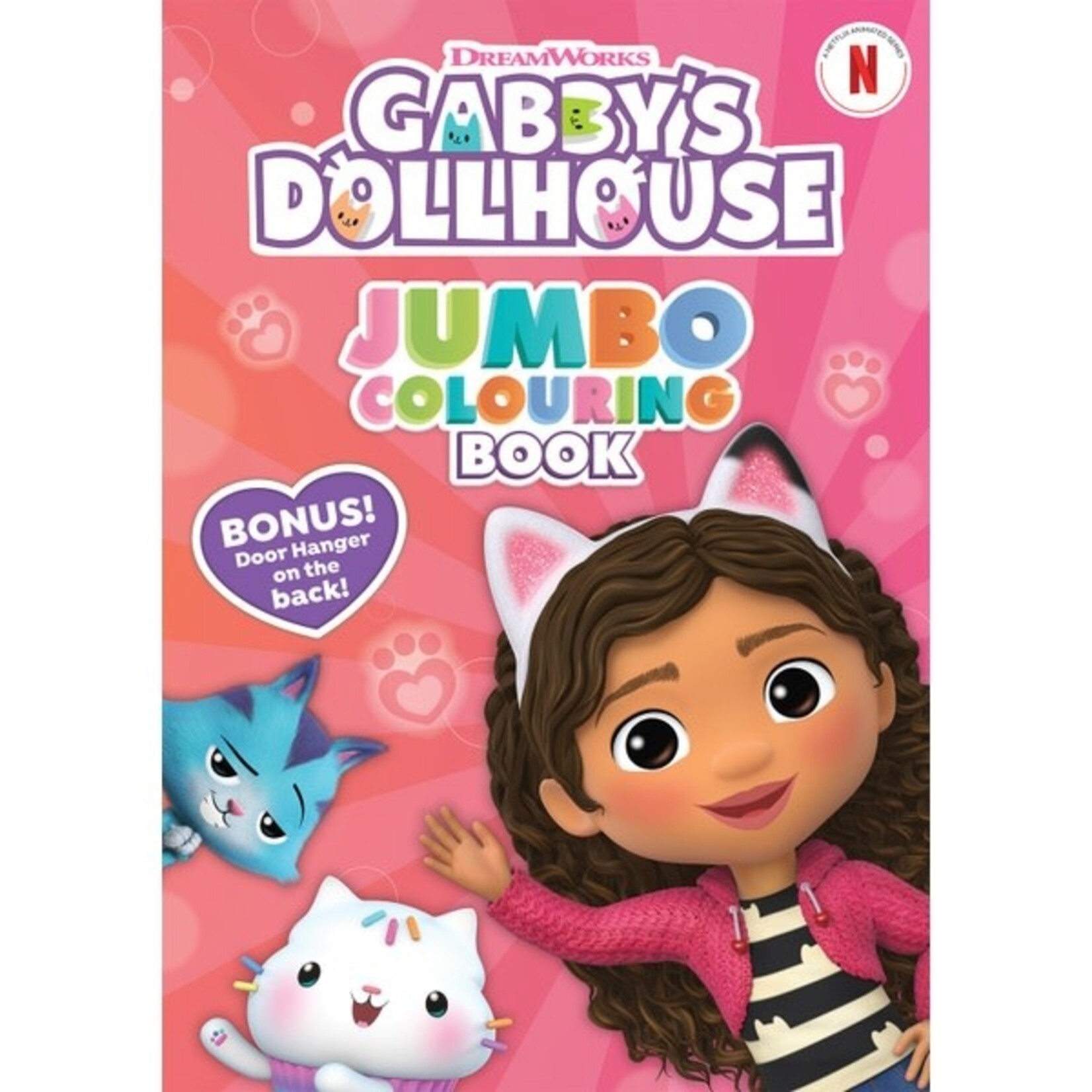 Gabby's Dollhouse Gabby’s Dollhouse - Jumbo Colouring Book