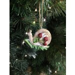 Gisela Graham Resin Snail with Berries Hanging Decoration