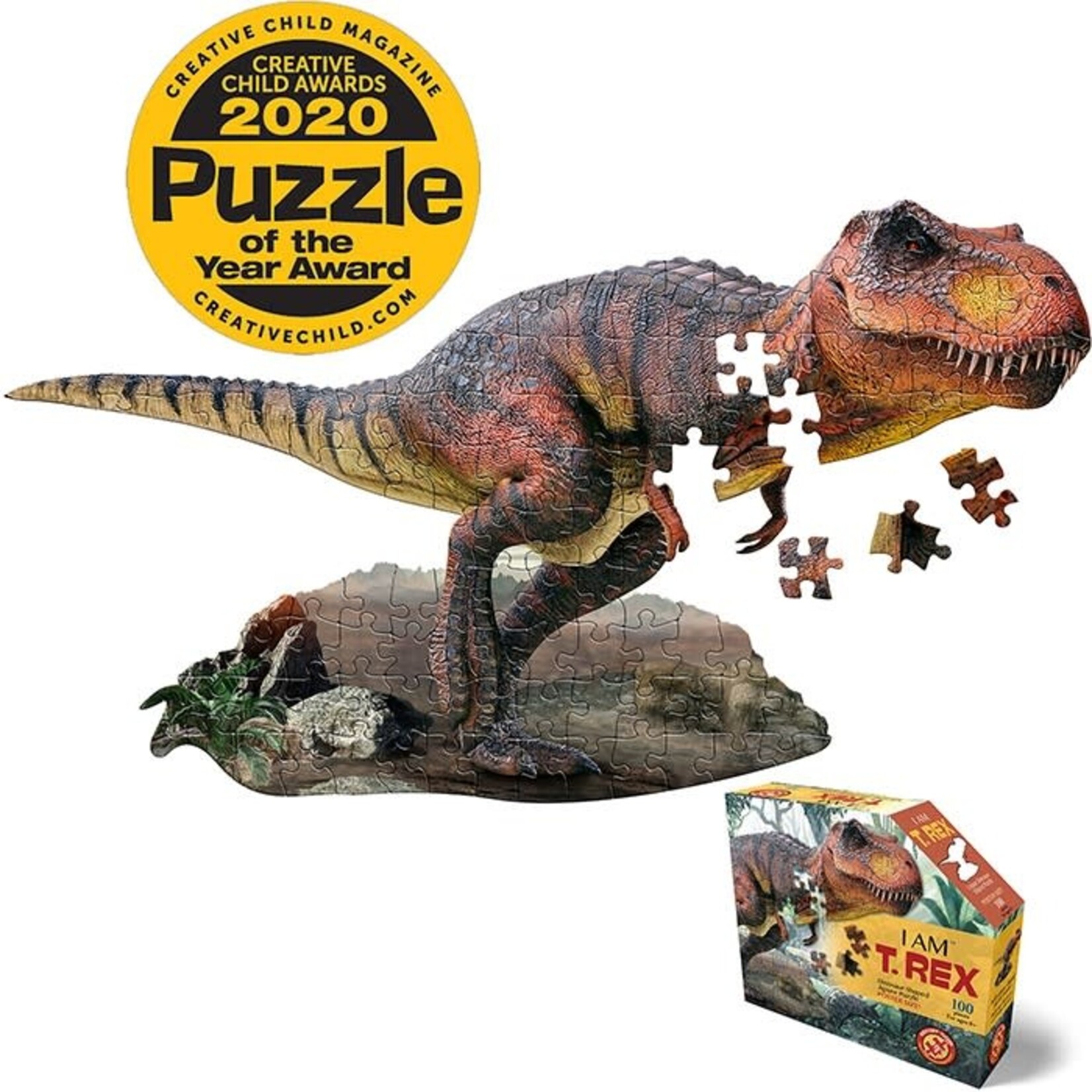 Madd Capp I Am T-Rex Animal Shaped 100 pieces Puzzle - Madd Capp