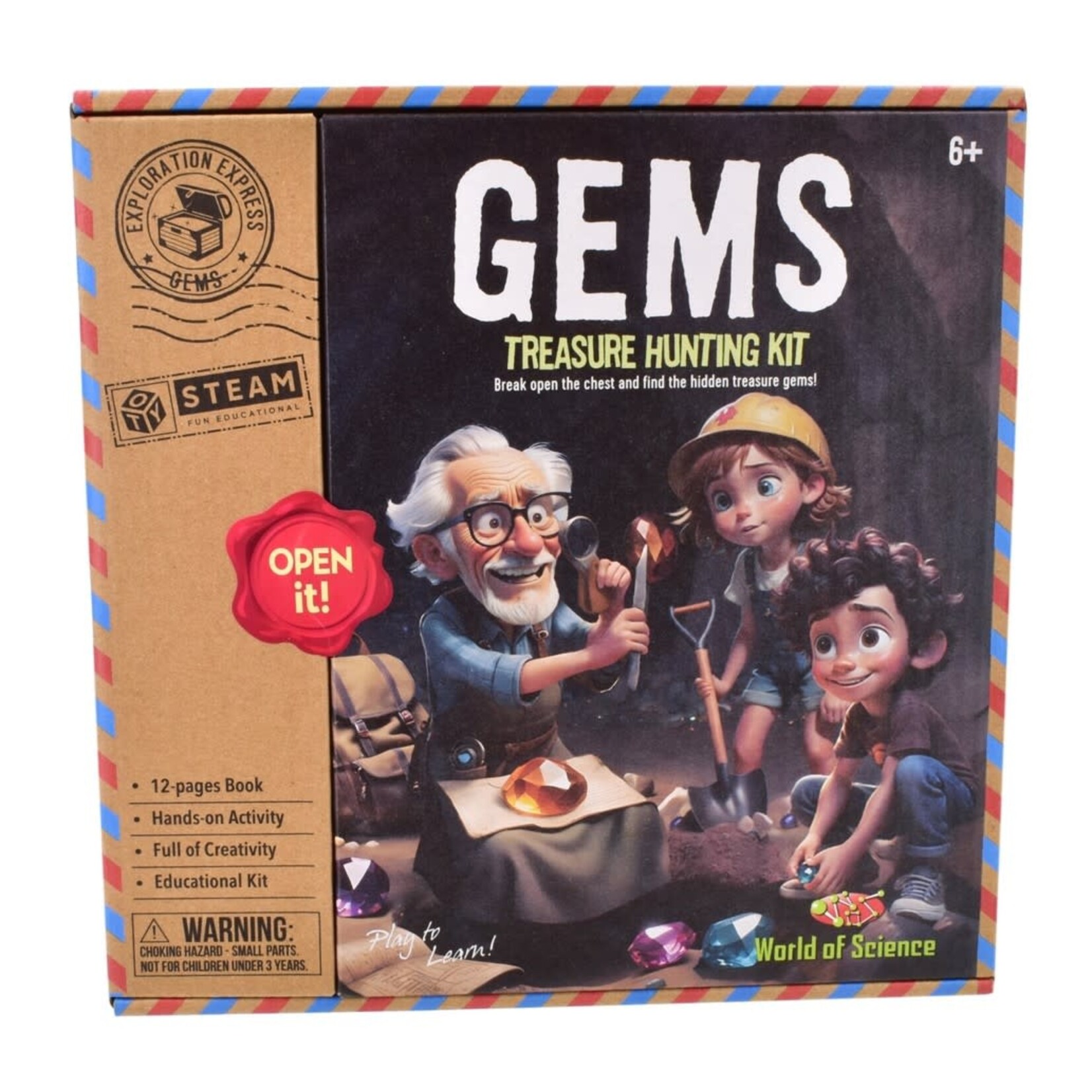 STEAM STEAM Gems Treasure Hunting Kit