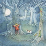 Faces In The Trees - Greeting Card