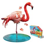 Madd Capp I Am Lil' Flamingo Animal Shaped 100 piece Puzzle - Madd Capp