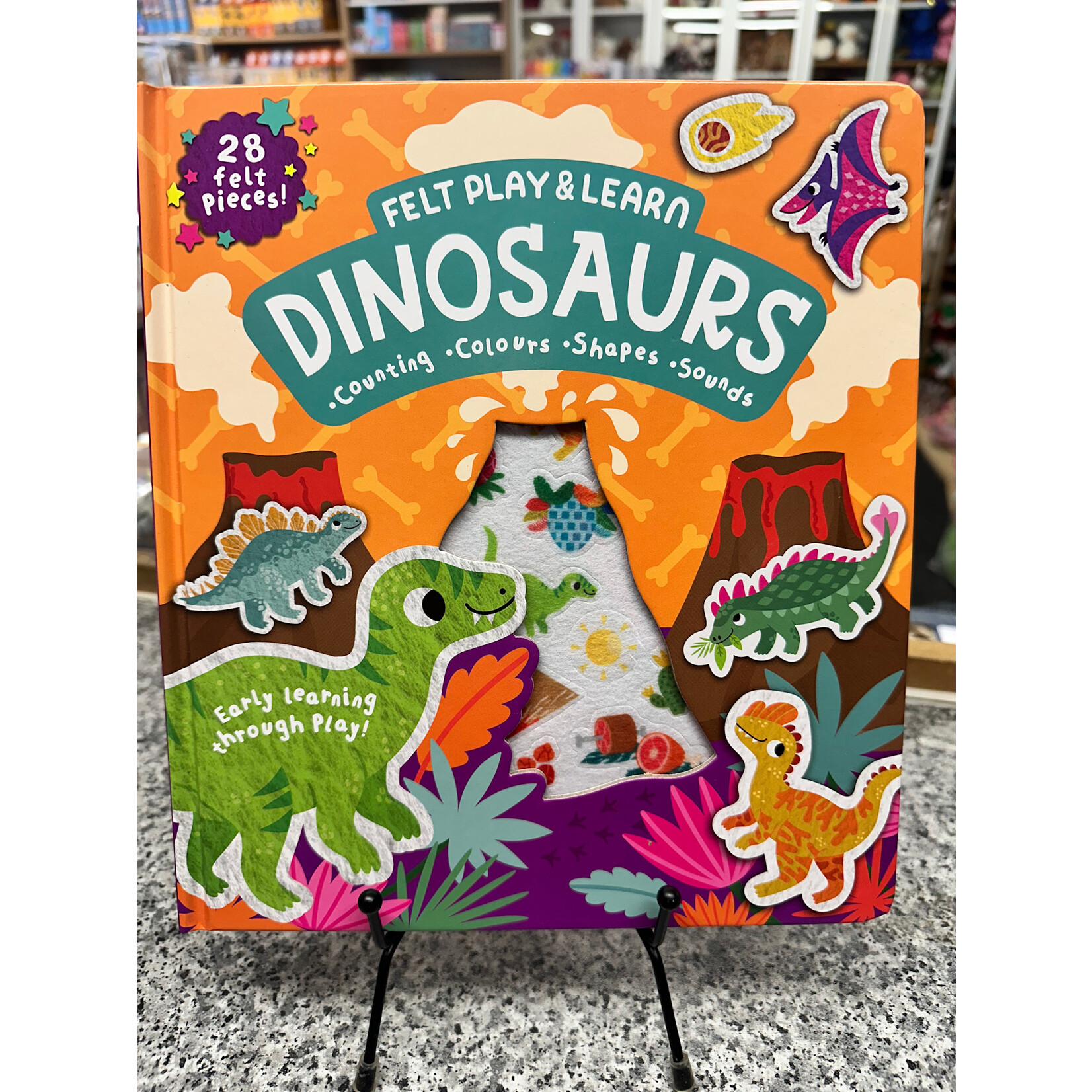 Felt Play & Learn Dinosaurs Book