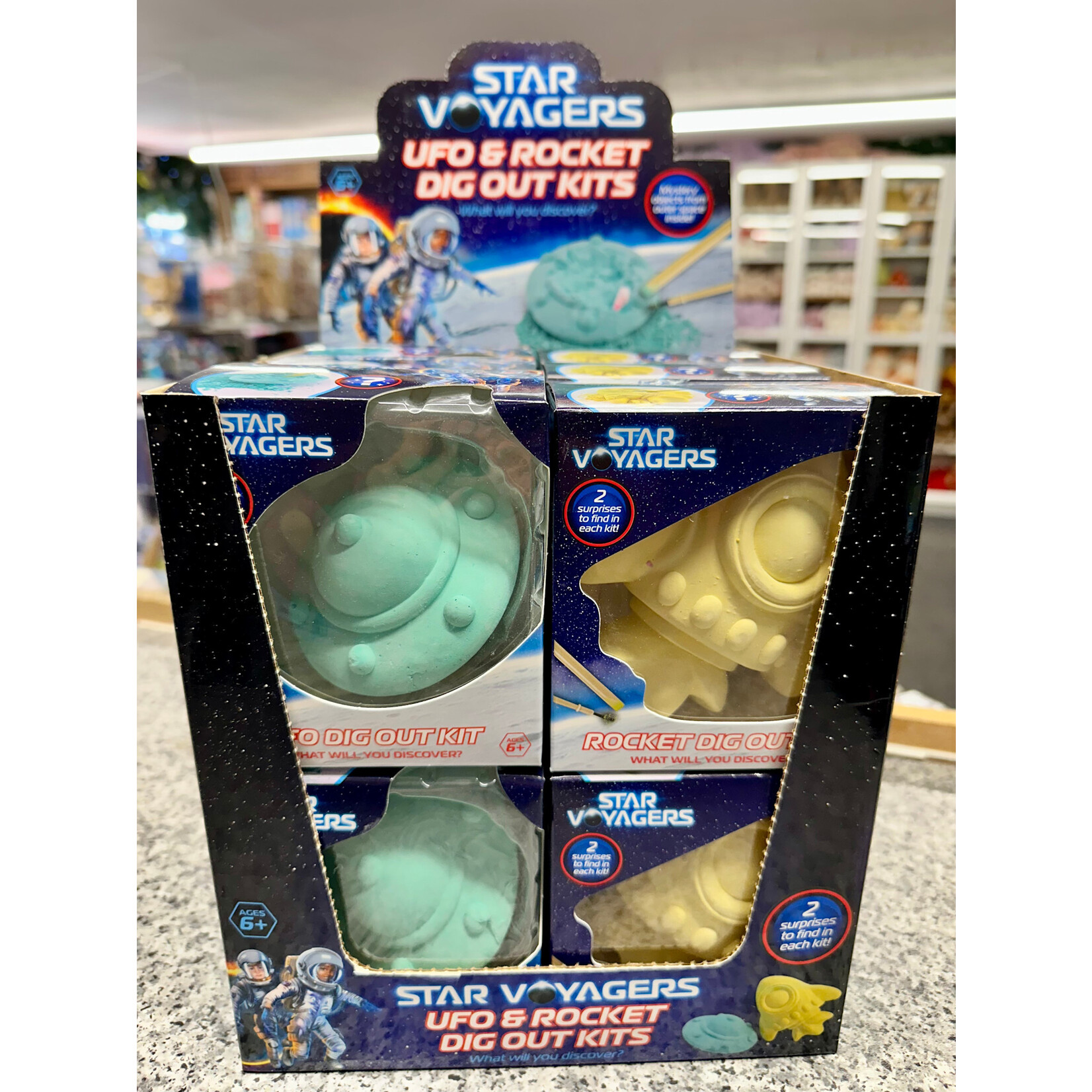 UFO and Rocket Dig Out Sets (2 assorted, sold separately)