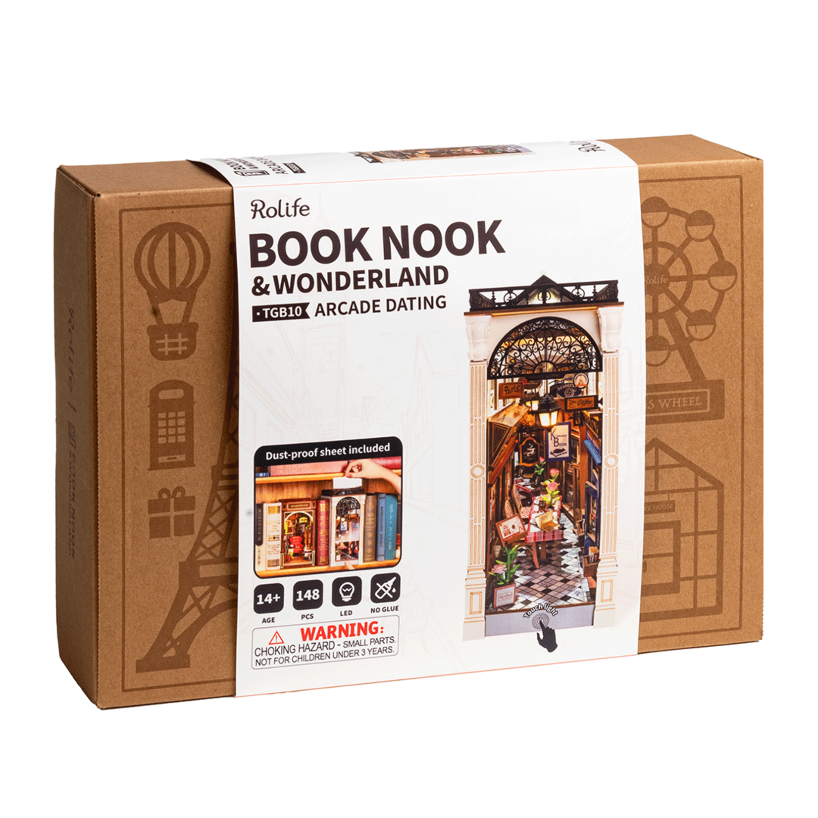 Rolife Rolife Arcade Dating Book Nook DIY Kit