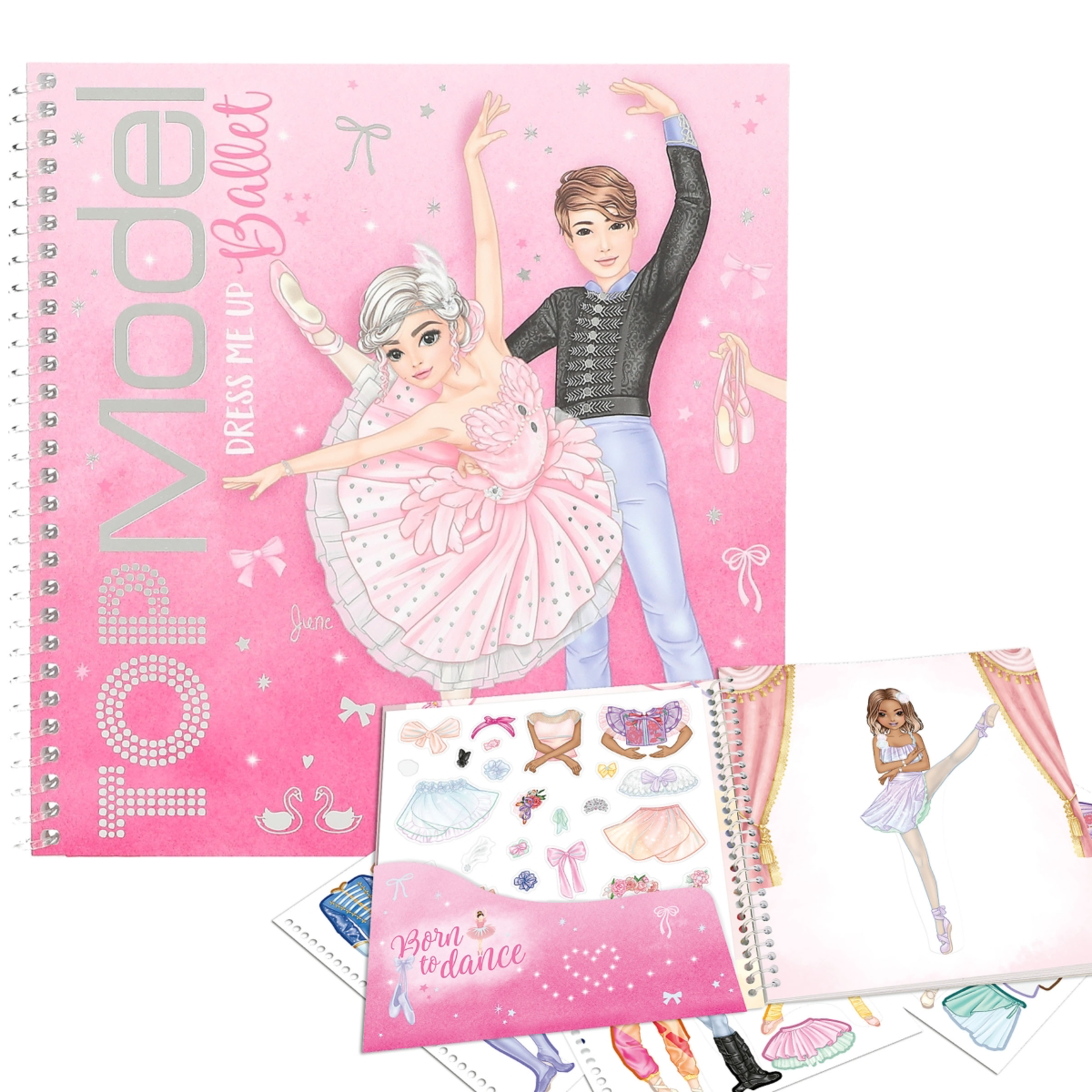 TOPModel TOPModel Dress Me Up Stickerbook - Ballet
