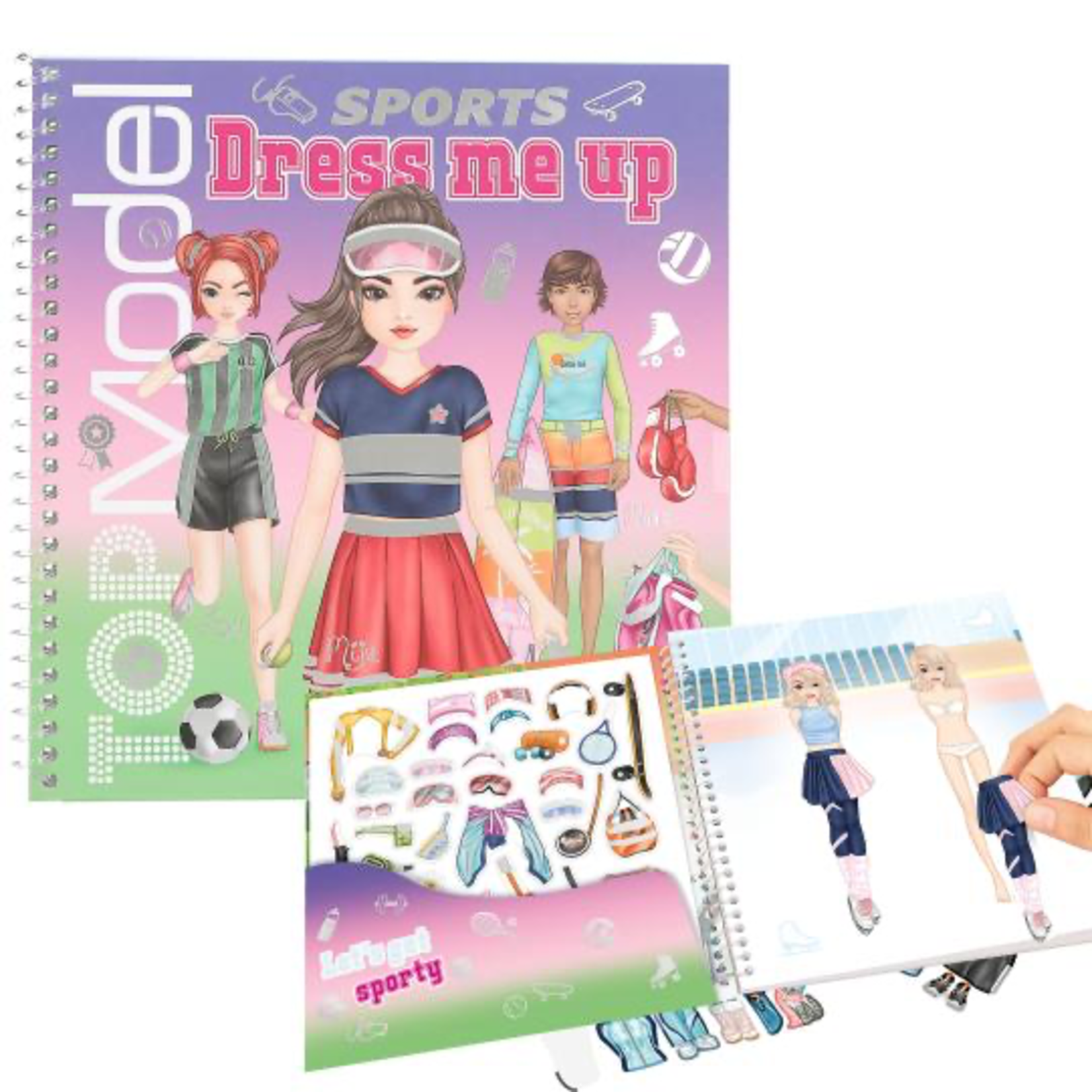 TOPModel TOPModel Dress Me Up Stickerbook - Sports
