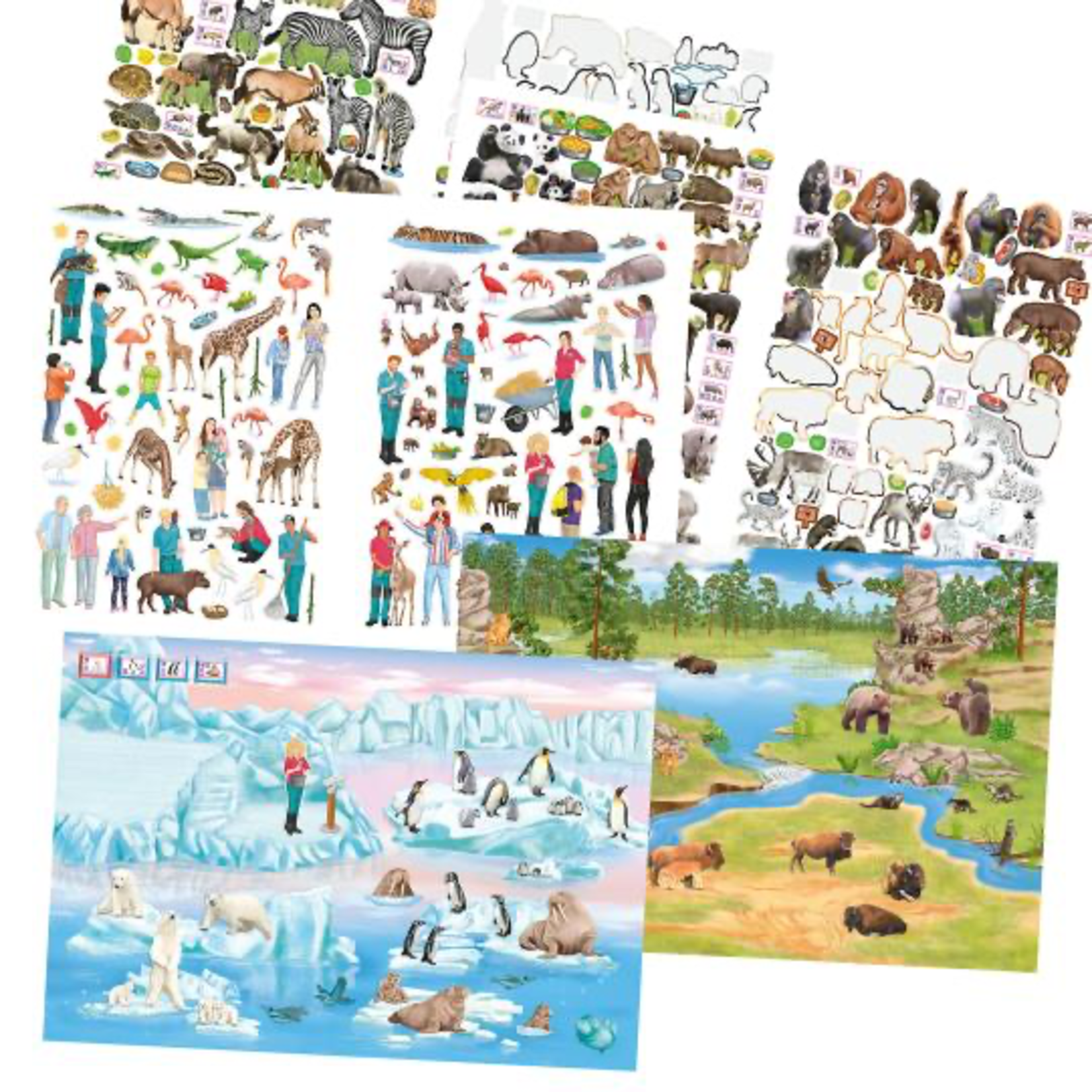 Create Your ZOO Colouring Book