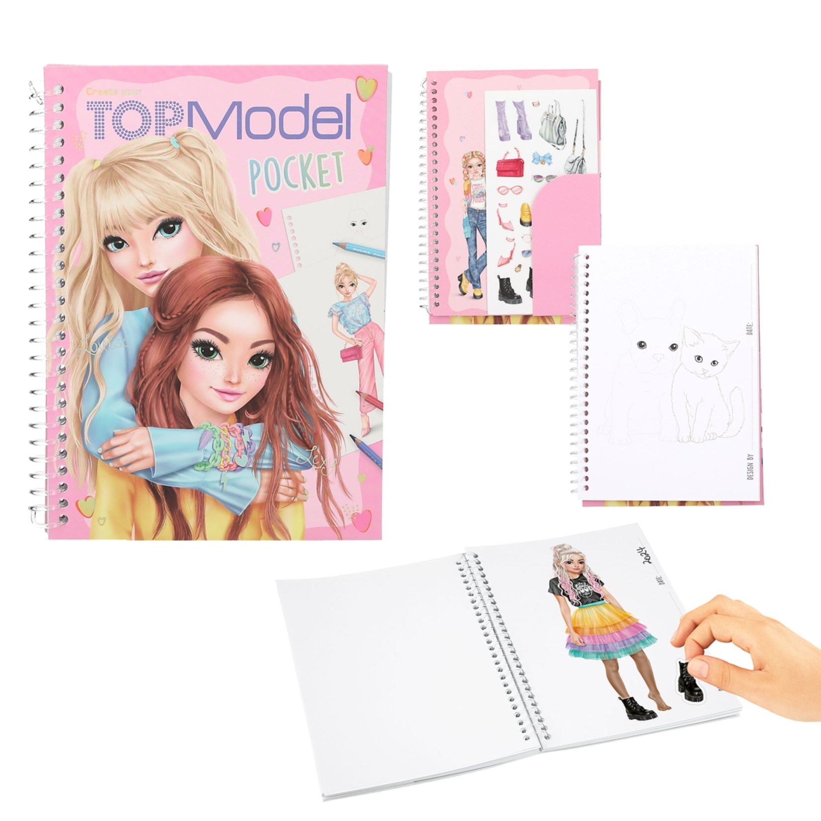 TOPModel TOPModel Pocket Colouring Book
