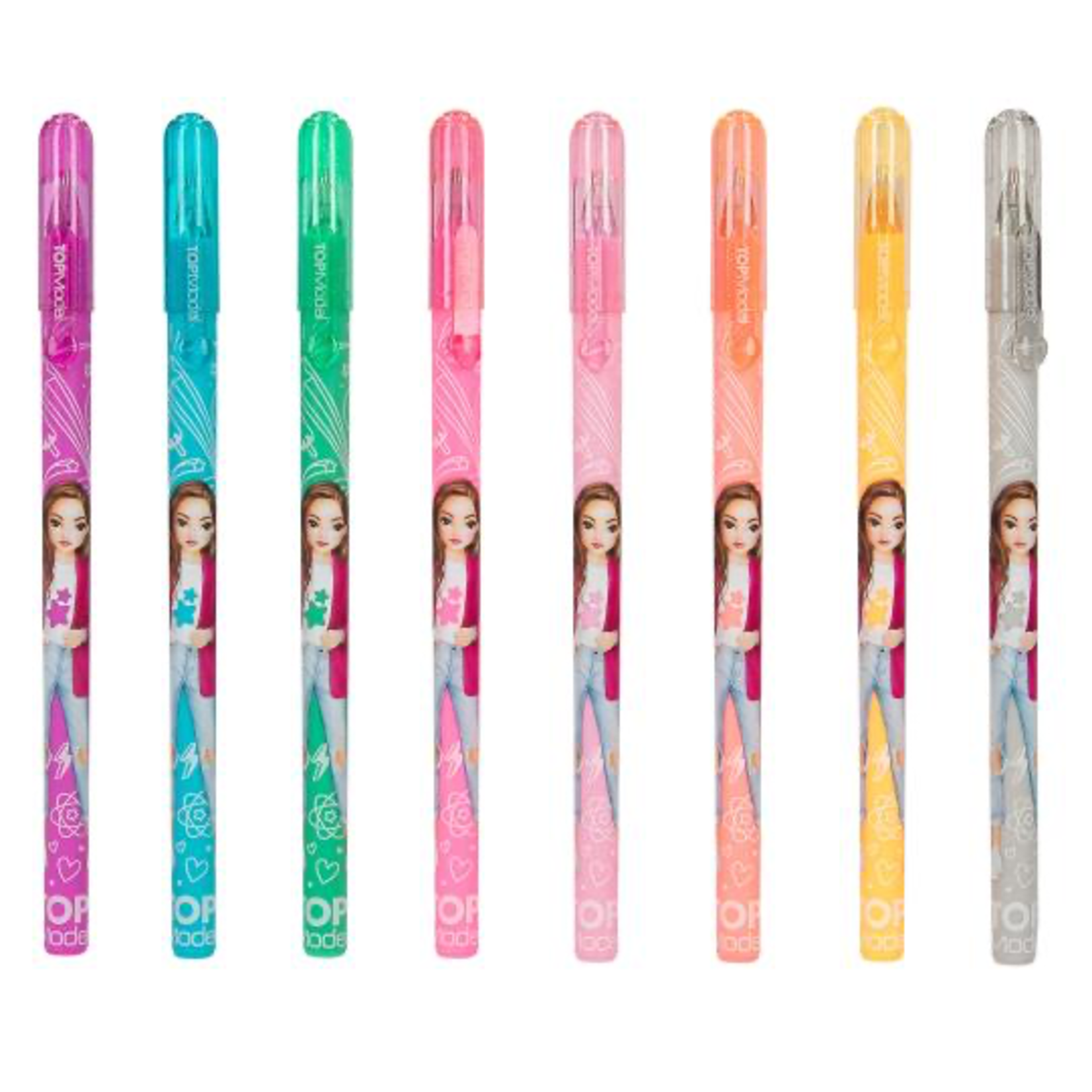 TOPModel TOPModel Rainbow Glitter Gel Pen Set