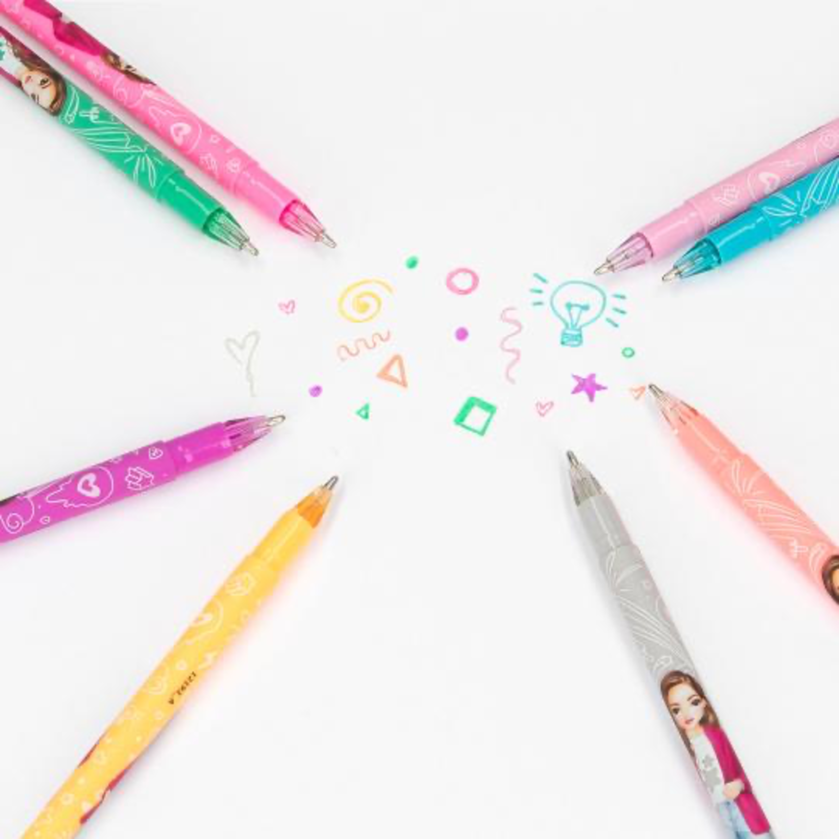 TOPModel TOPModel Rainbow Glitter Gel Pen Set