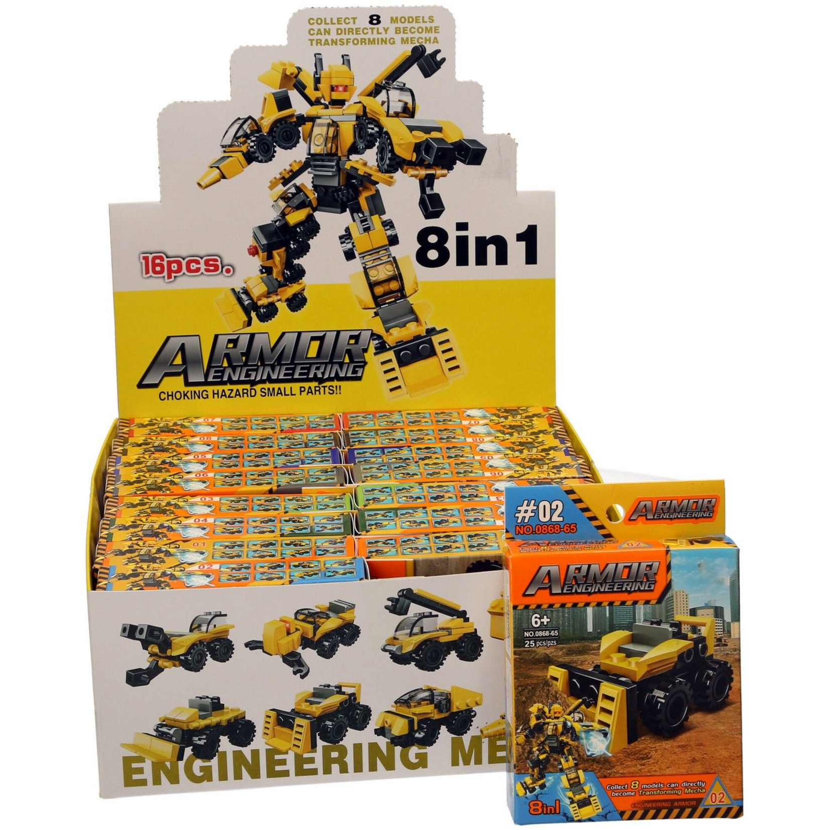 Construction / Transformer Bricks ( 8 assorted, sold separately)