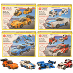 AtoZ Racer Blocks Build & Play 3 in 1 Set (4 to collect, sold separately)