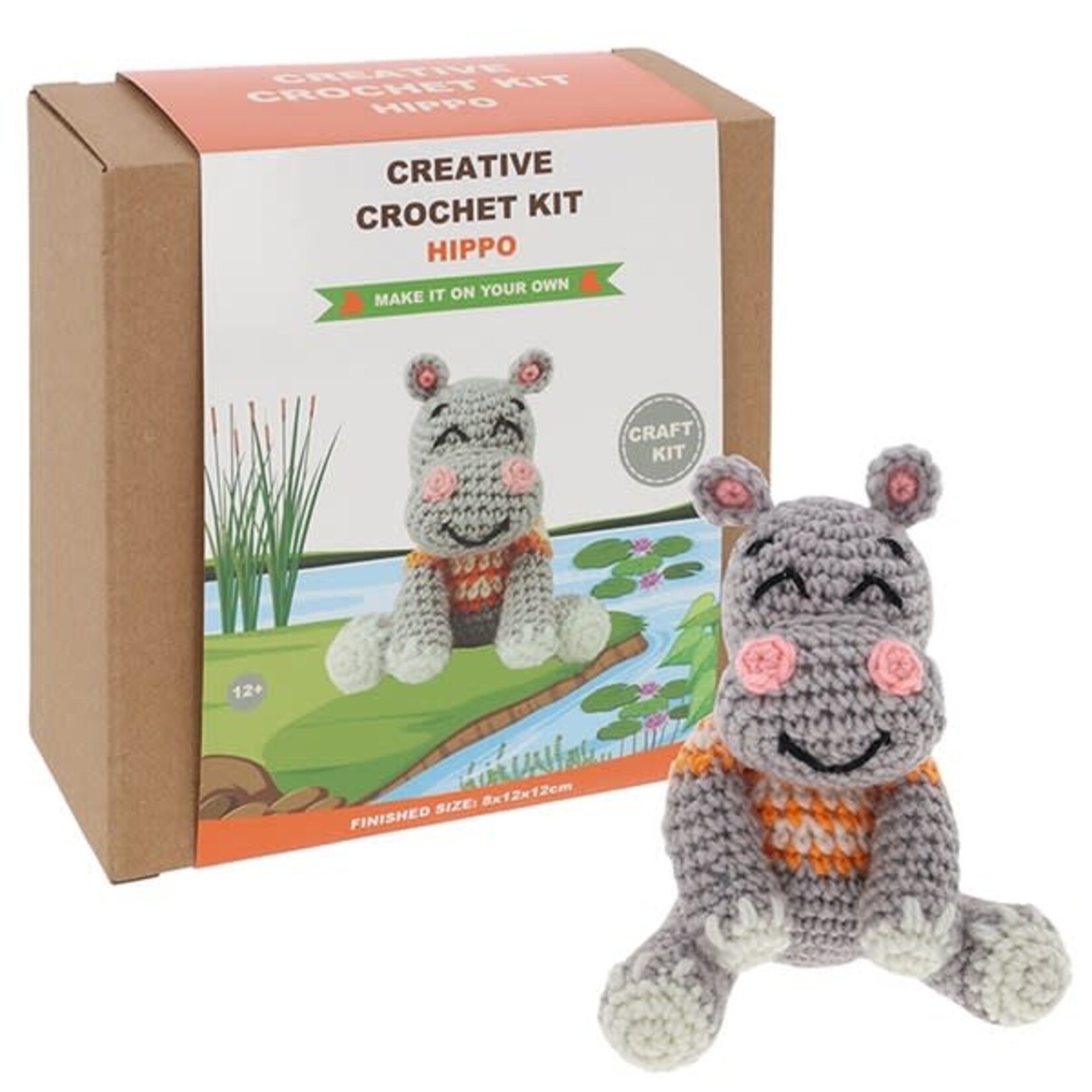 Creative Crochet Kit - Hippo