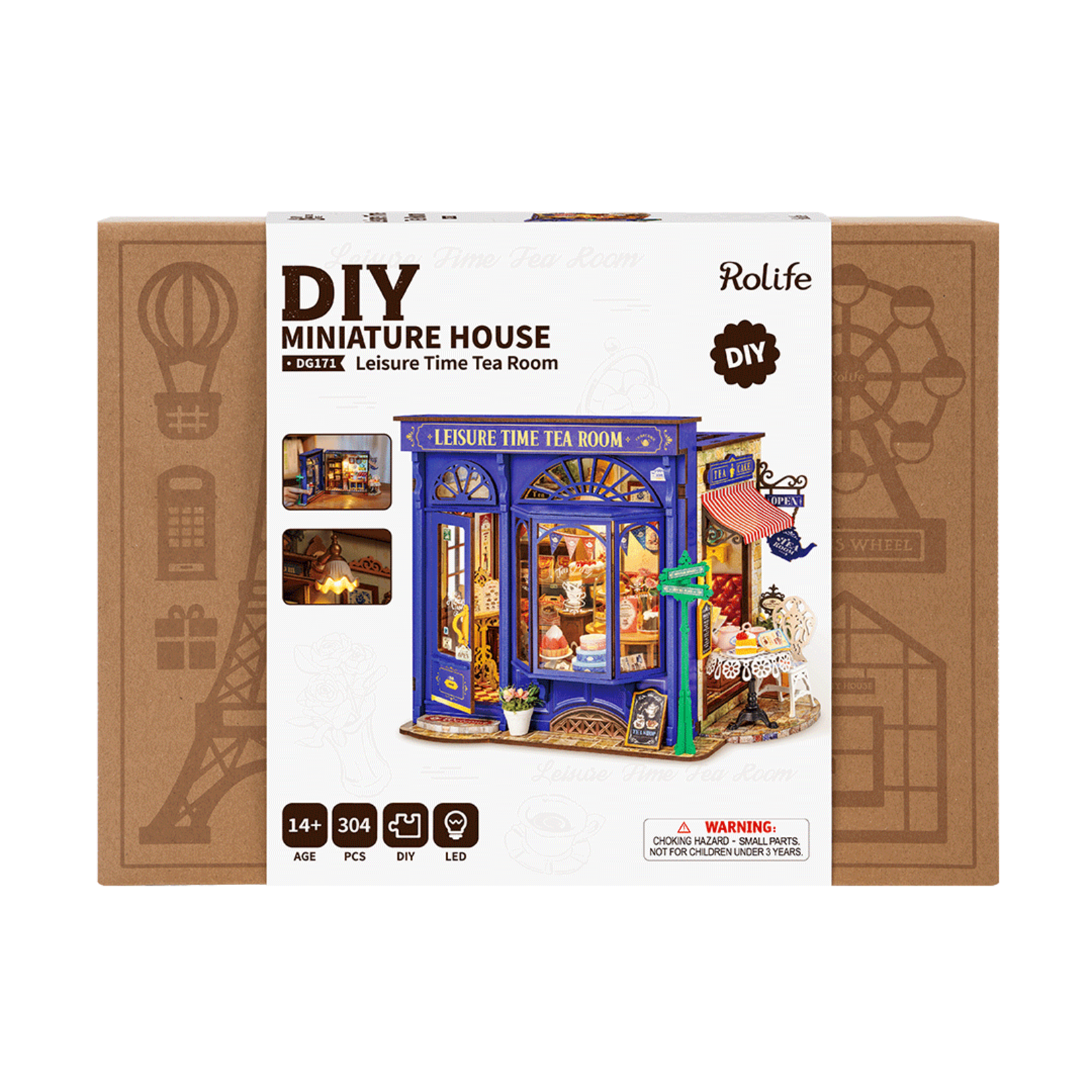 Rolife Rolife Leisure Time Tea Room Miniature House DG171
