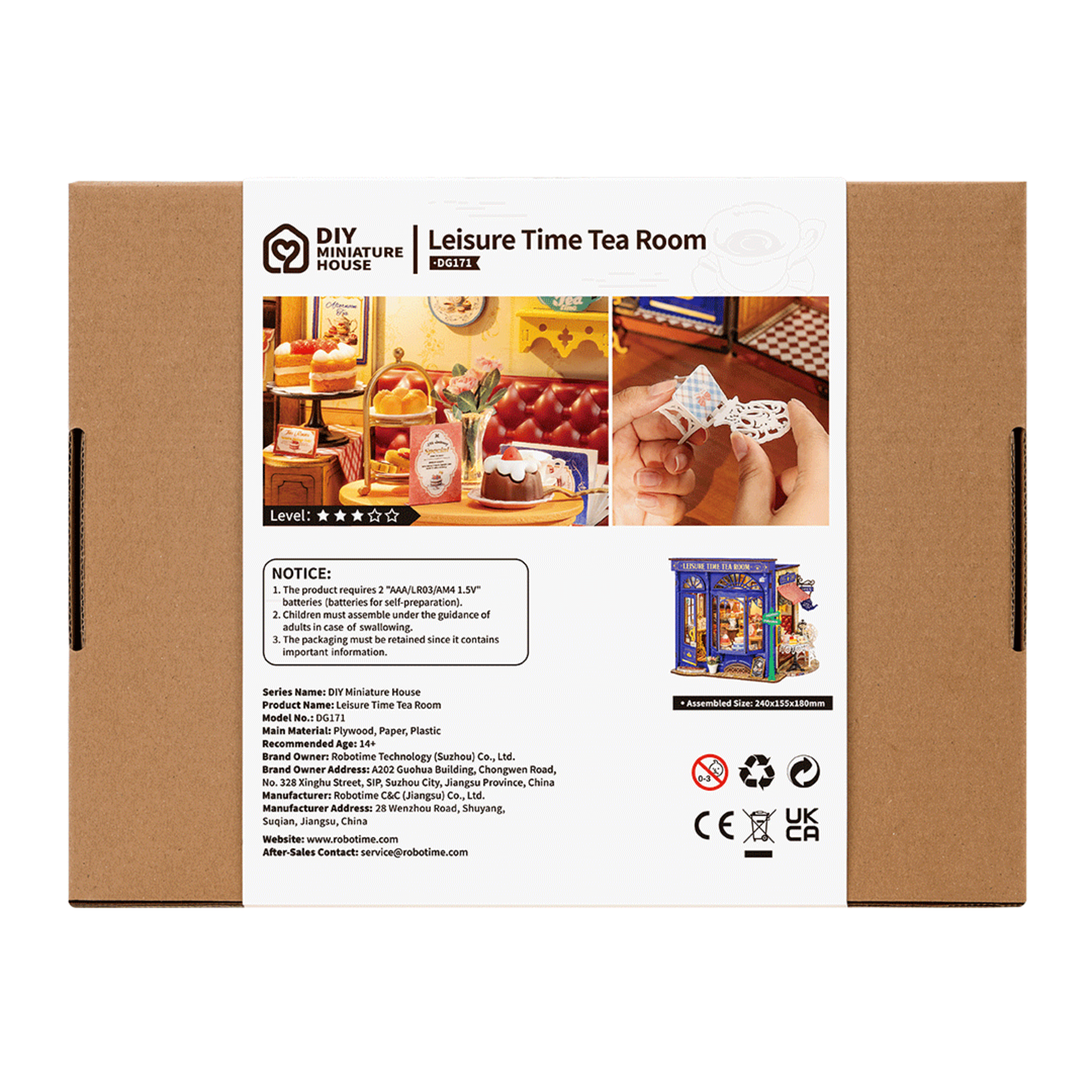 Rolife Rolife Leisure Time Tea Room Miniature House DG171