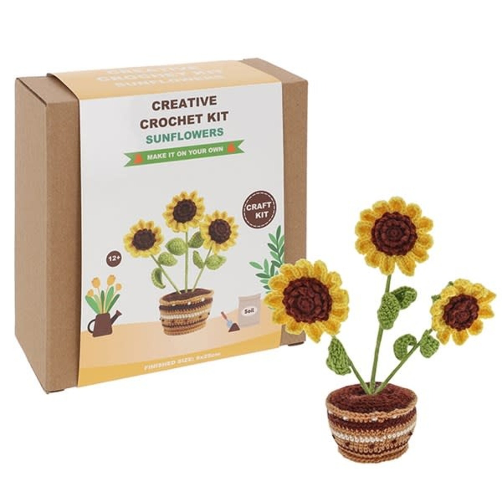 Creative Crochet Kit - Sunflowers