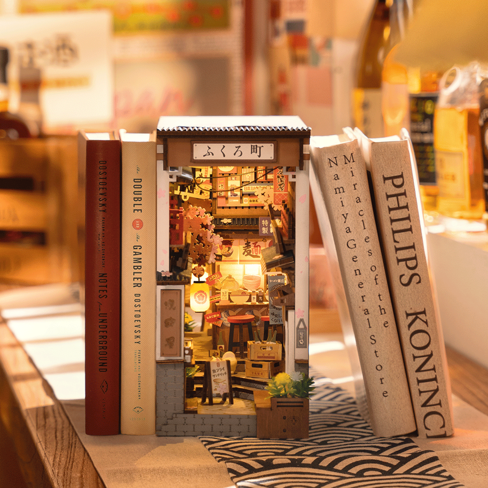 Rolife Rolife Sakura Wine Alley Book Nook TGB11