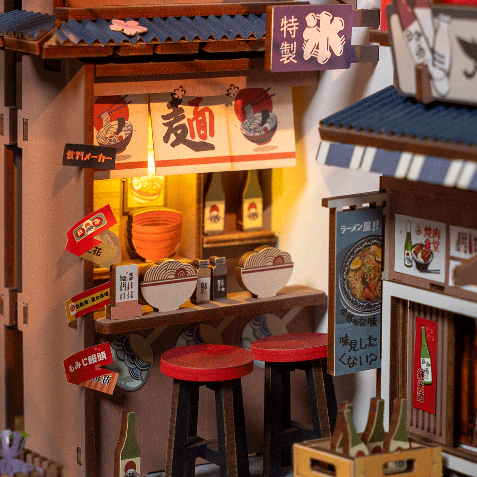 Rolife Rolife Sakura Wine Alley Book Nook TGB11