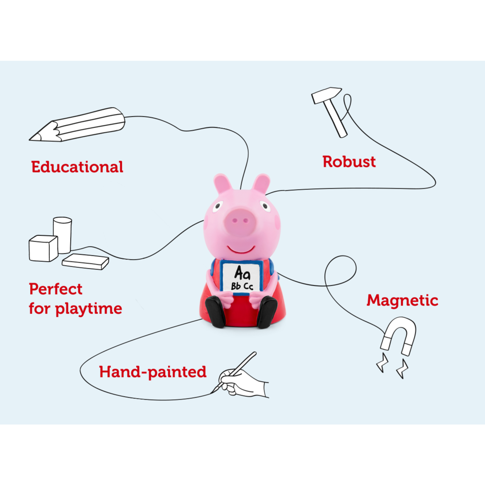 Tonies Peppa Pig - Learn with Peppa Pig Audio Play
