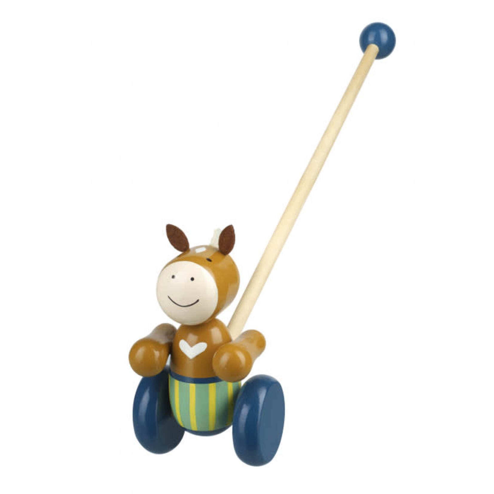 Orange Tree Toys Push Along Pony