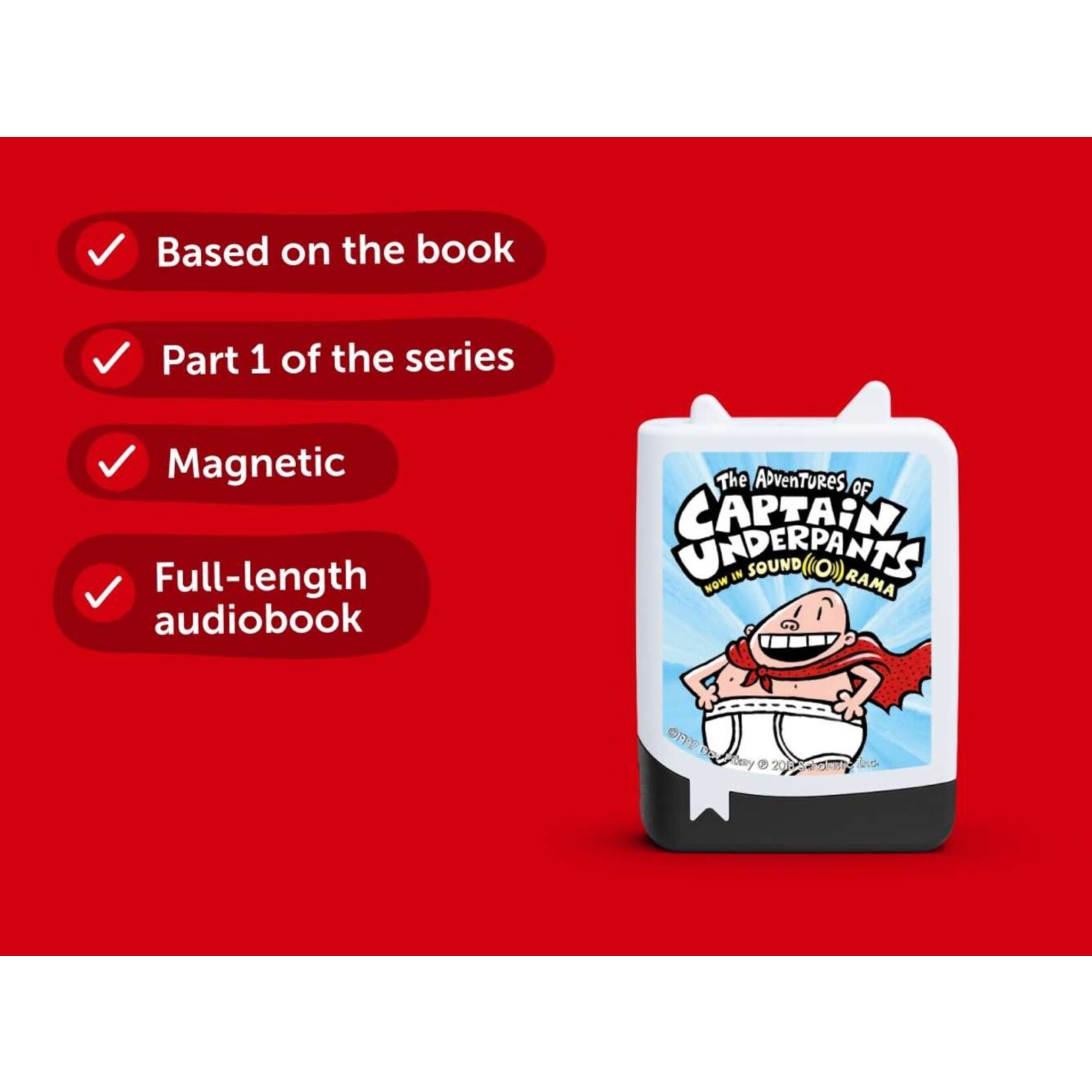 Captain Underpants The Adventures of Captain Underpants (#1) Tonies - Audiobook