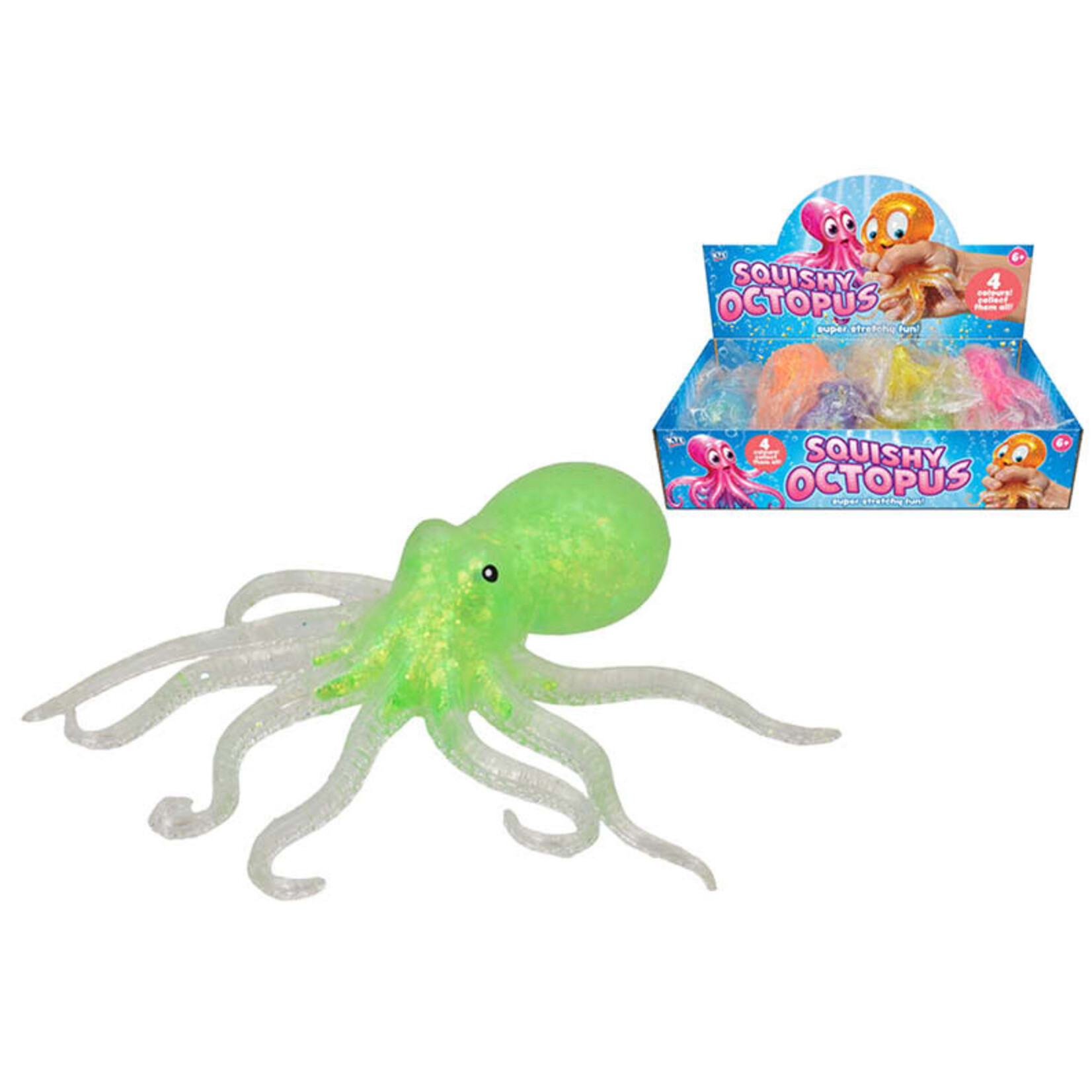 Squishy Octopus  (6 assorted - sold separately)