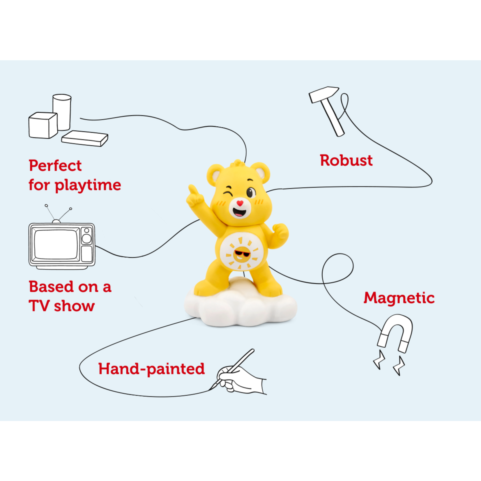 Tonies Care Bears - Funshine Bear - Tonies Audio Play