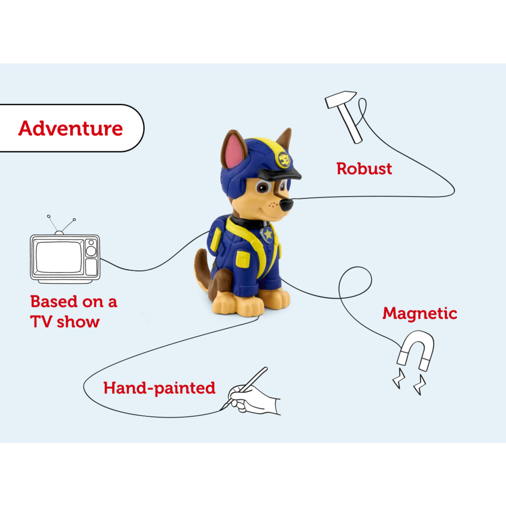 Paw Patrol Jungle Pups - Chase - Paw Patrol - Audio Play Tonies