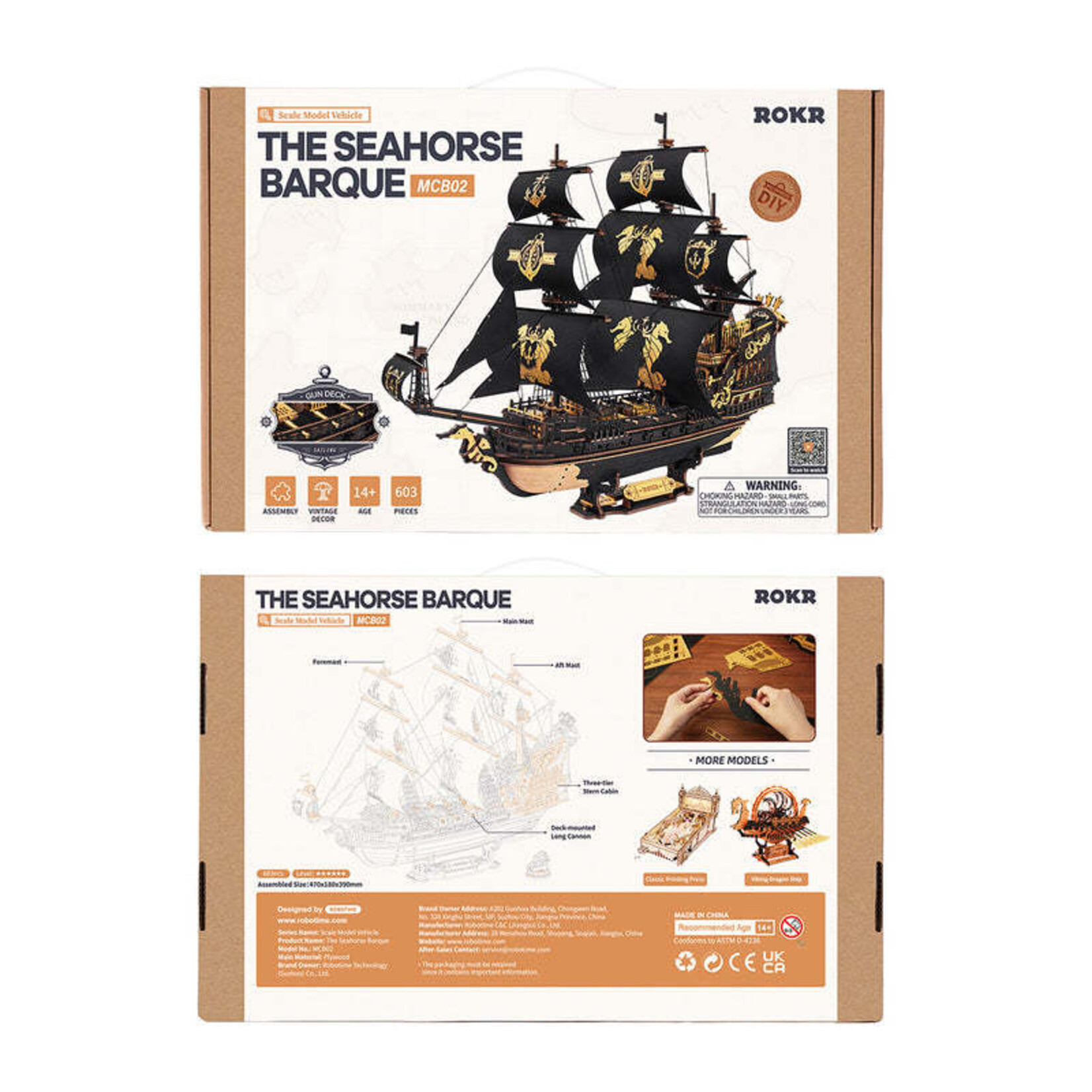 ROKR ROKR The Seahorse Barque Kit