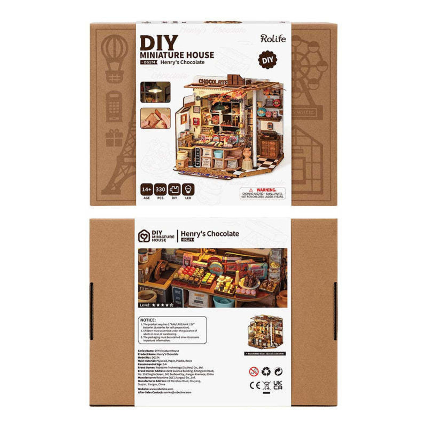 Rolife Rolife Henry’s Chocolate DIY Miniature House