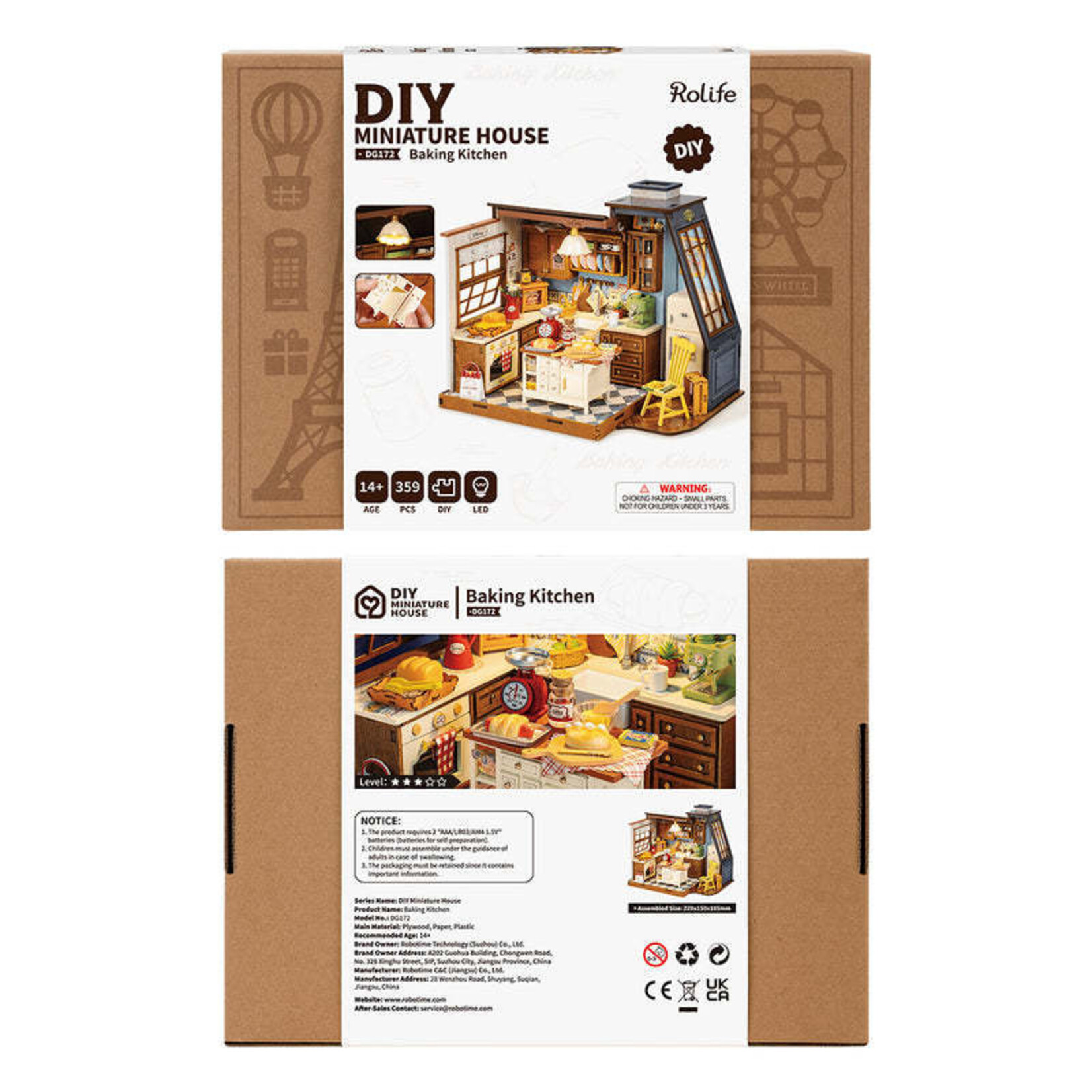 Rolife Rolife Baking Kitchen DIY Miniature House