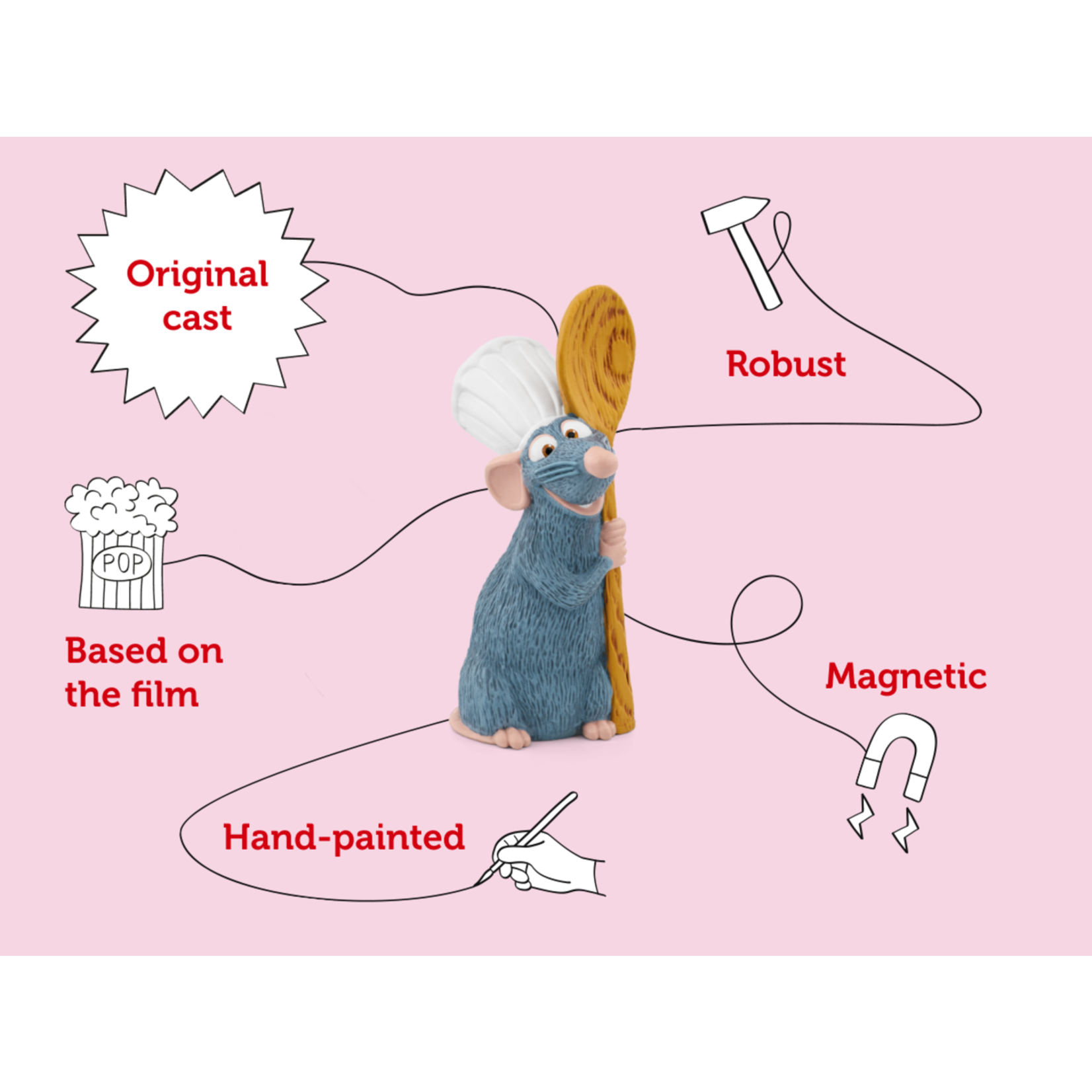 Disney Pixar Disney - Ratatouille Remy - Audio Play Tonies