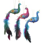 Paradise Garden Paradise Garden Resin Peacock with Feather Tail Hanging Decoration ( 3 colours, sold separately)