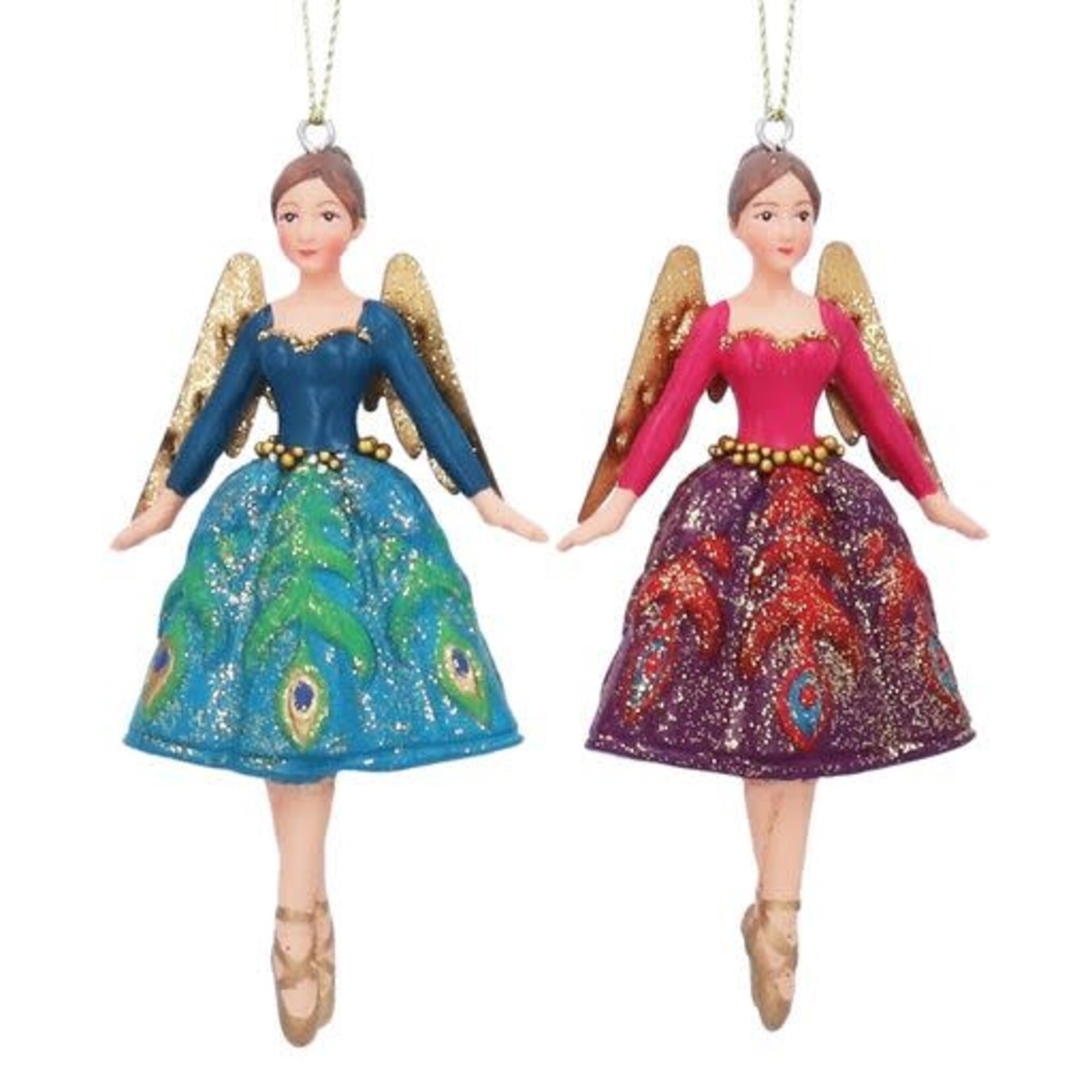 Paradise Garden Paradise Garden Teal or Red Resin Fairy Hanging Decoration ( 2 colours, sold separately )
