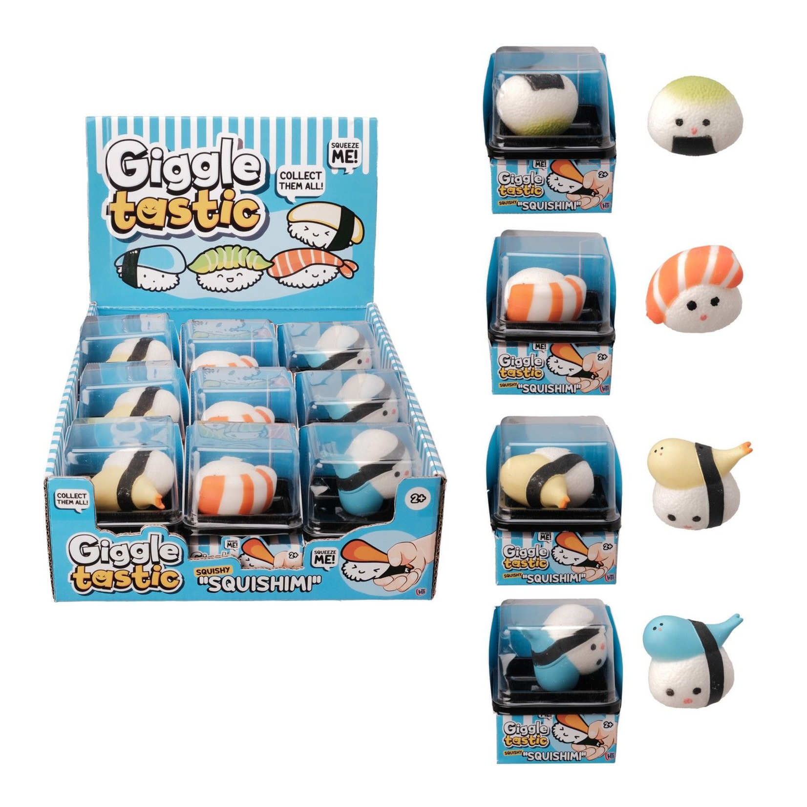 Giggle Tastic Squishimi (5 assorted, sold separately)