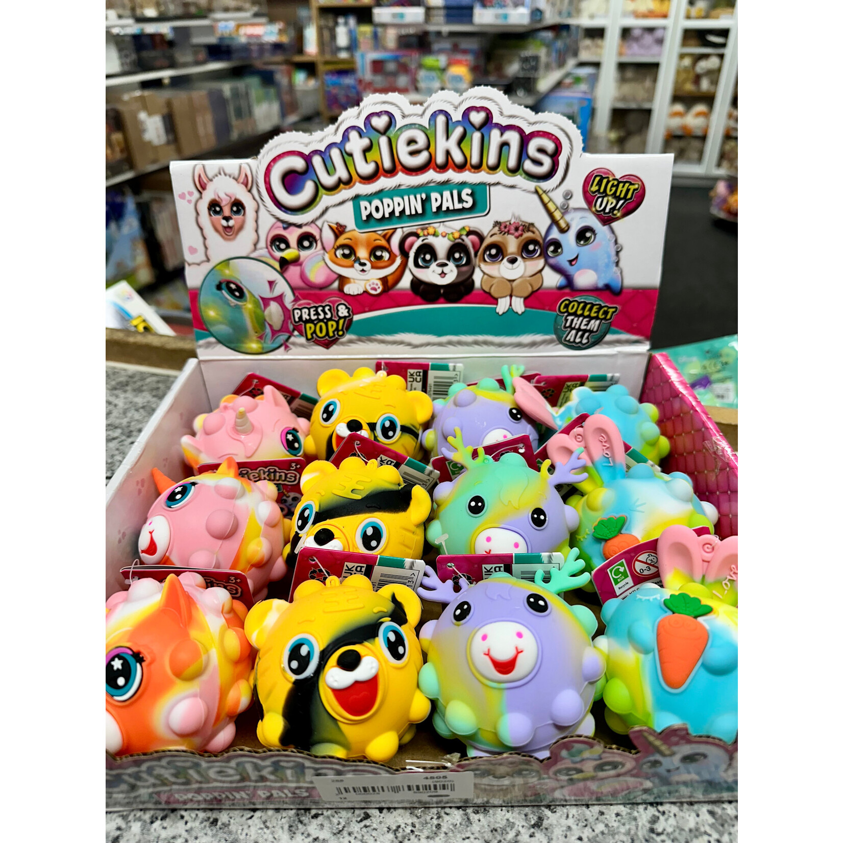 Cutiekins Poppin Pals Light Up  (4 assorted - sold separately)