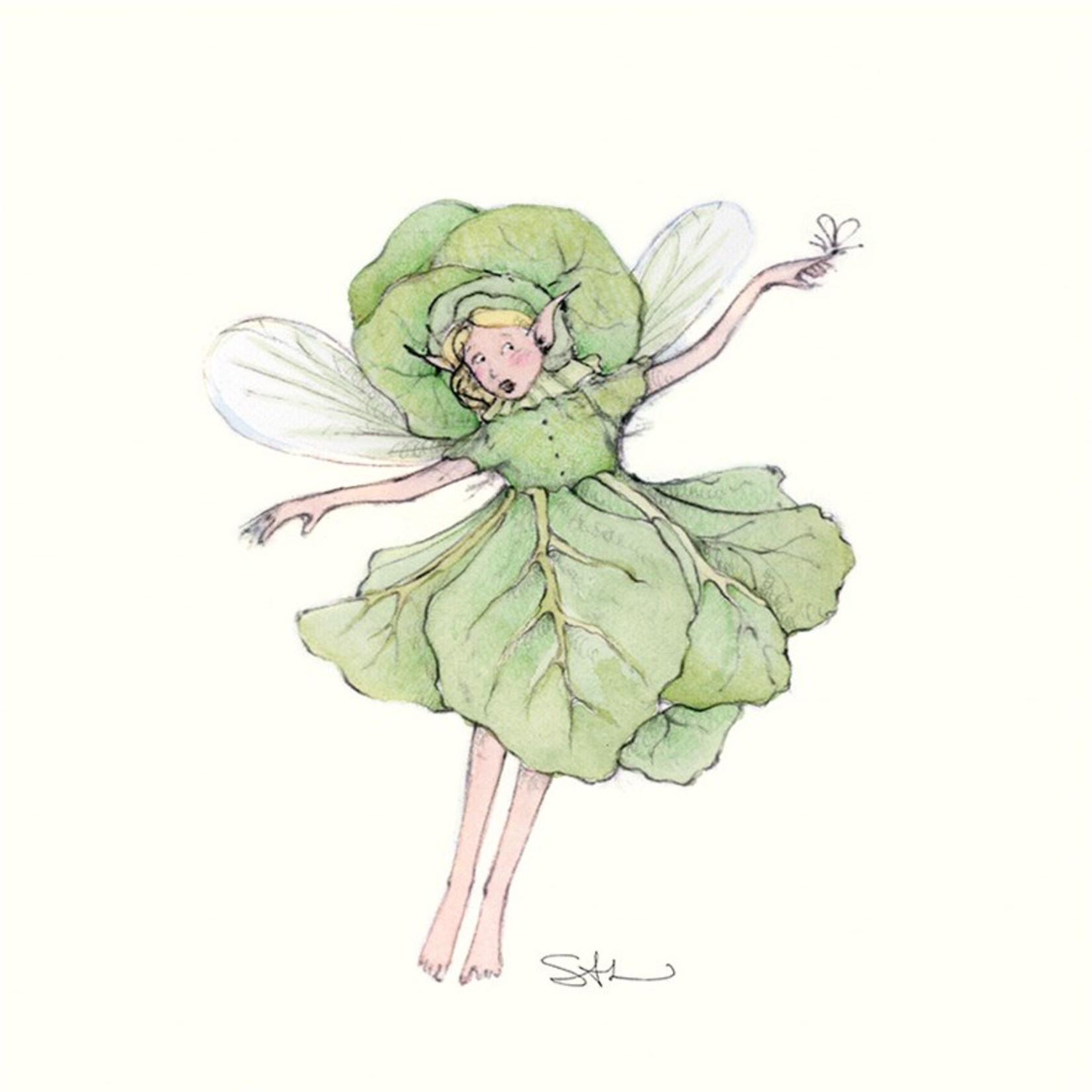 The Lettuce Faeries Greeting Card