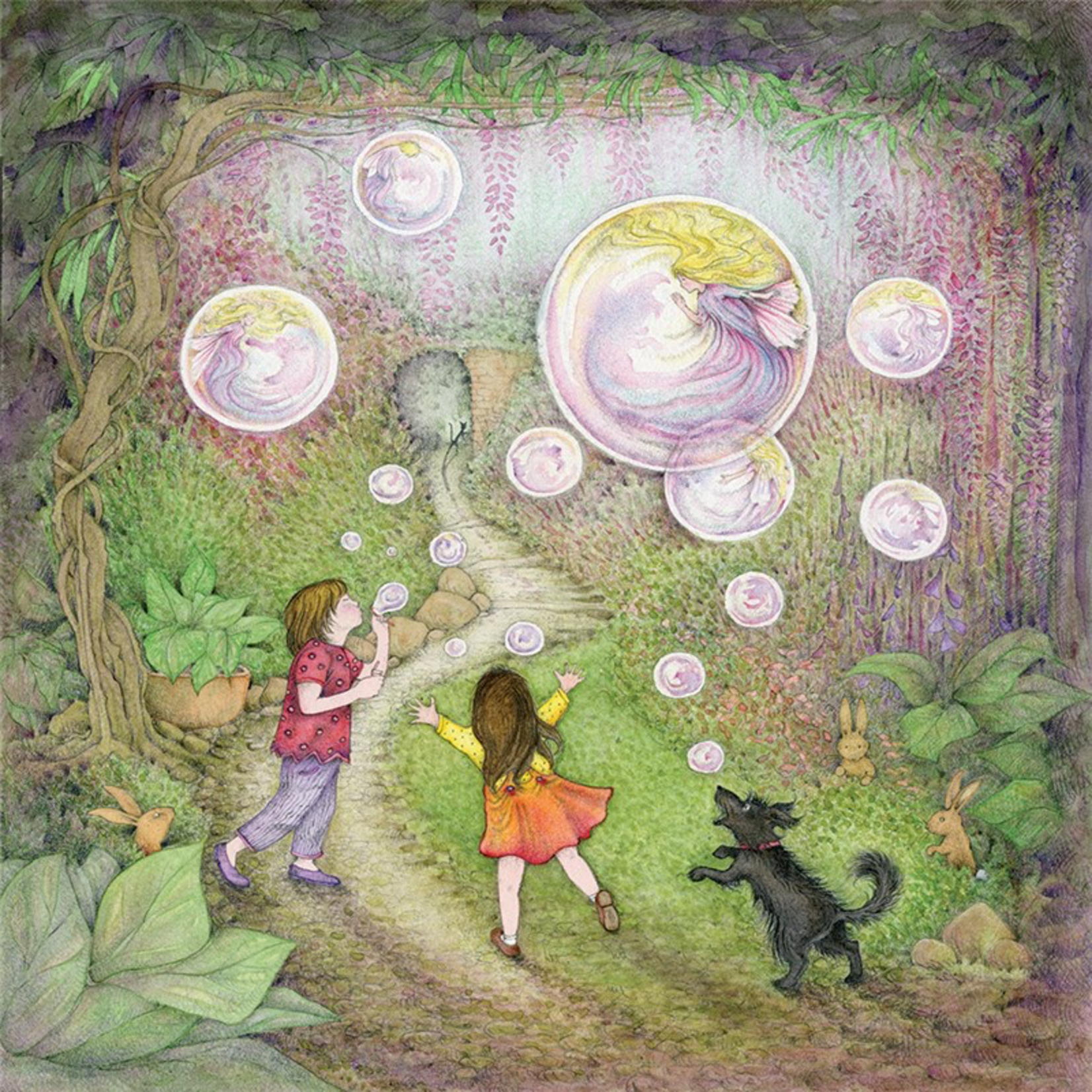 Bubbles Greeting Card