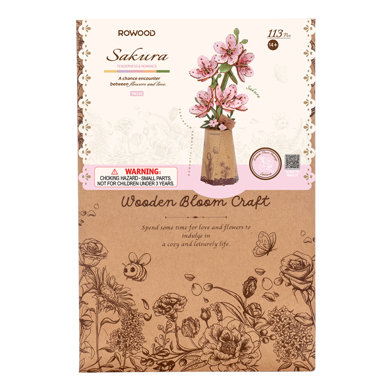ROWOOD ROWOOD Sakura Wooden Bloom Craft