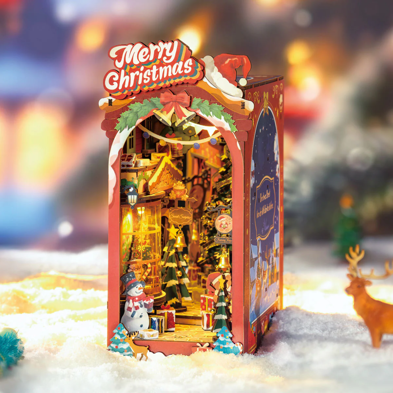 Rolife Rolife Christmas Indoor Scene Book Nook DIY Kit TGC07