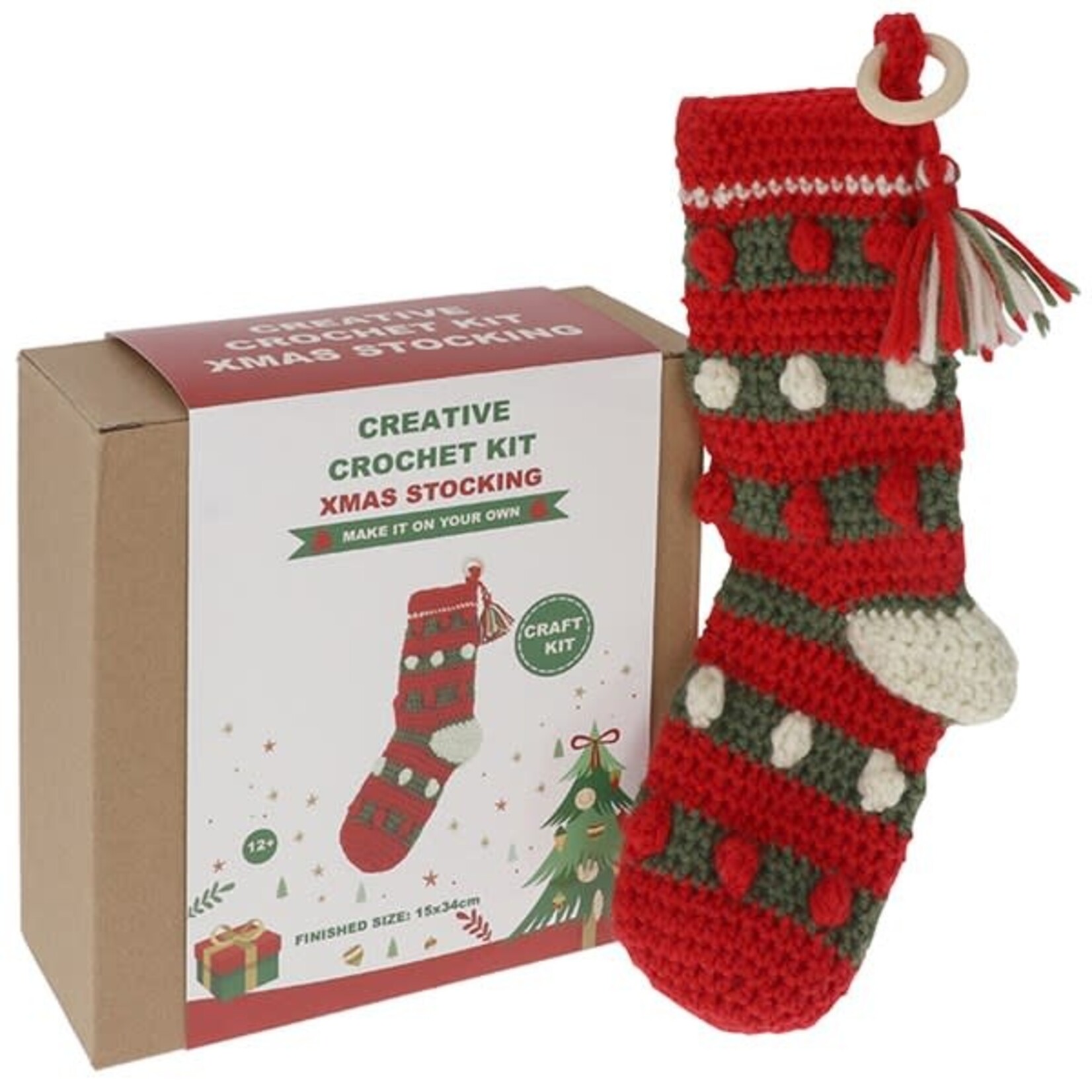 Creative Crochet Kit - Xmas Socking