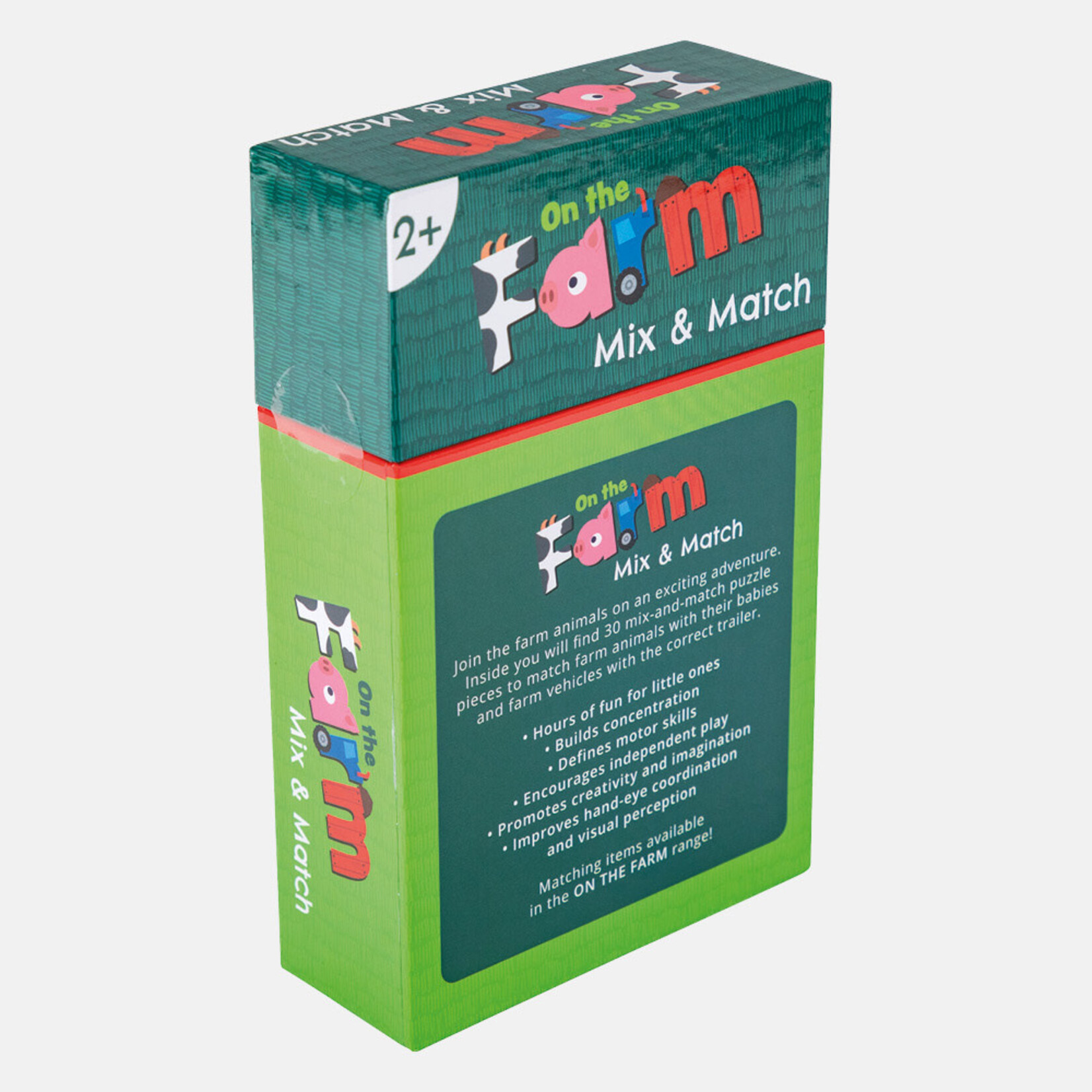 Hey Hugo On The Farm Mix & Match Game - 30 pieces