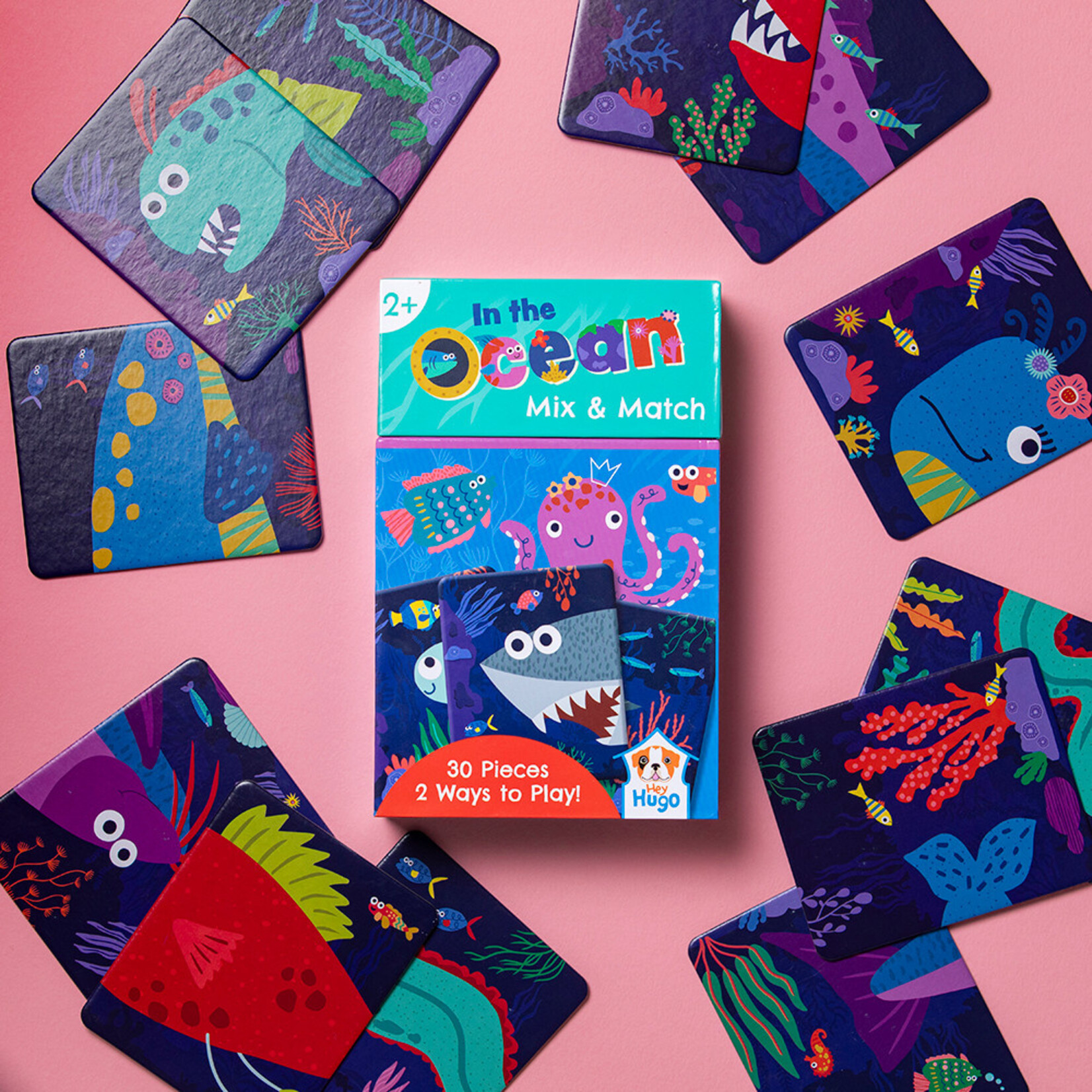 Hey Hugo In the Ocean Mix & Match Game - 30 pieces