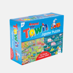 Hey Hugo Around the Town Double Sided Jigsaw Puzzle - 50 pls